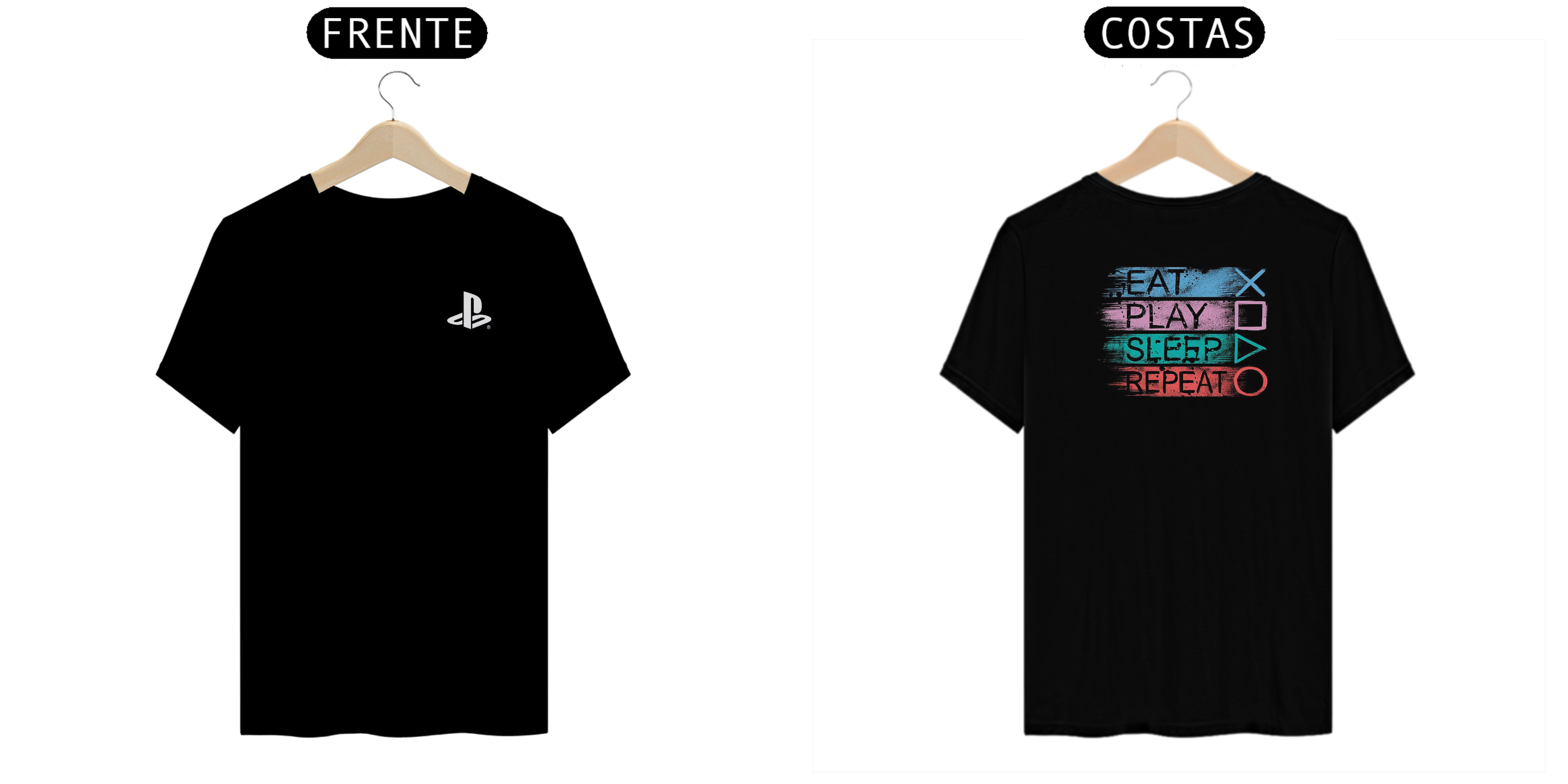 Nome do produto: CAMISA PERSONALIZADA PLAYSTATION GAMER