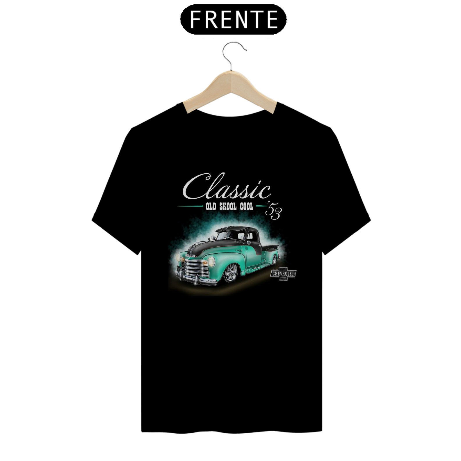 Nome do produto: CAMISA MASCULINA CHEVROLET CLASSIC 53 