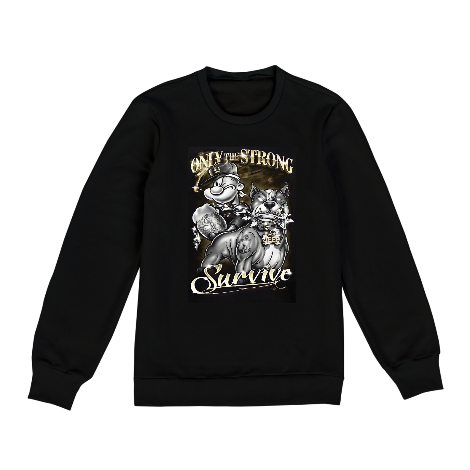 Nome do produto: MOLETOM PERSONALIZADO POPEYE ALFA 