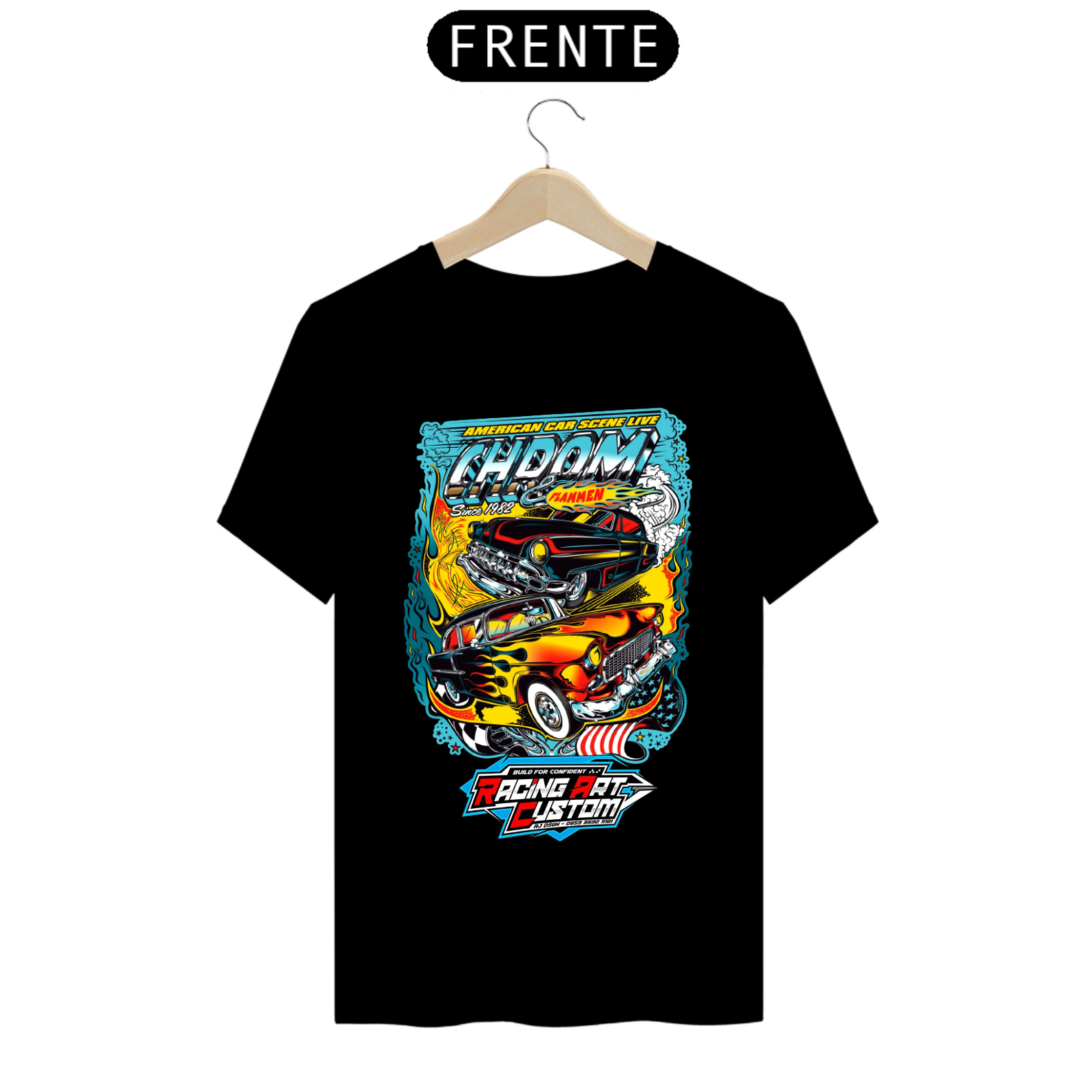 Nome do produto: CAMISA PERSONALIZADA RACING ART 