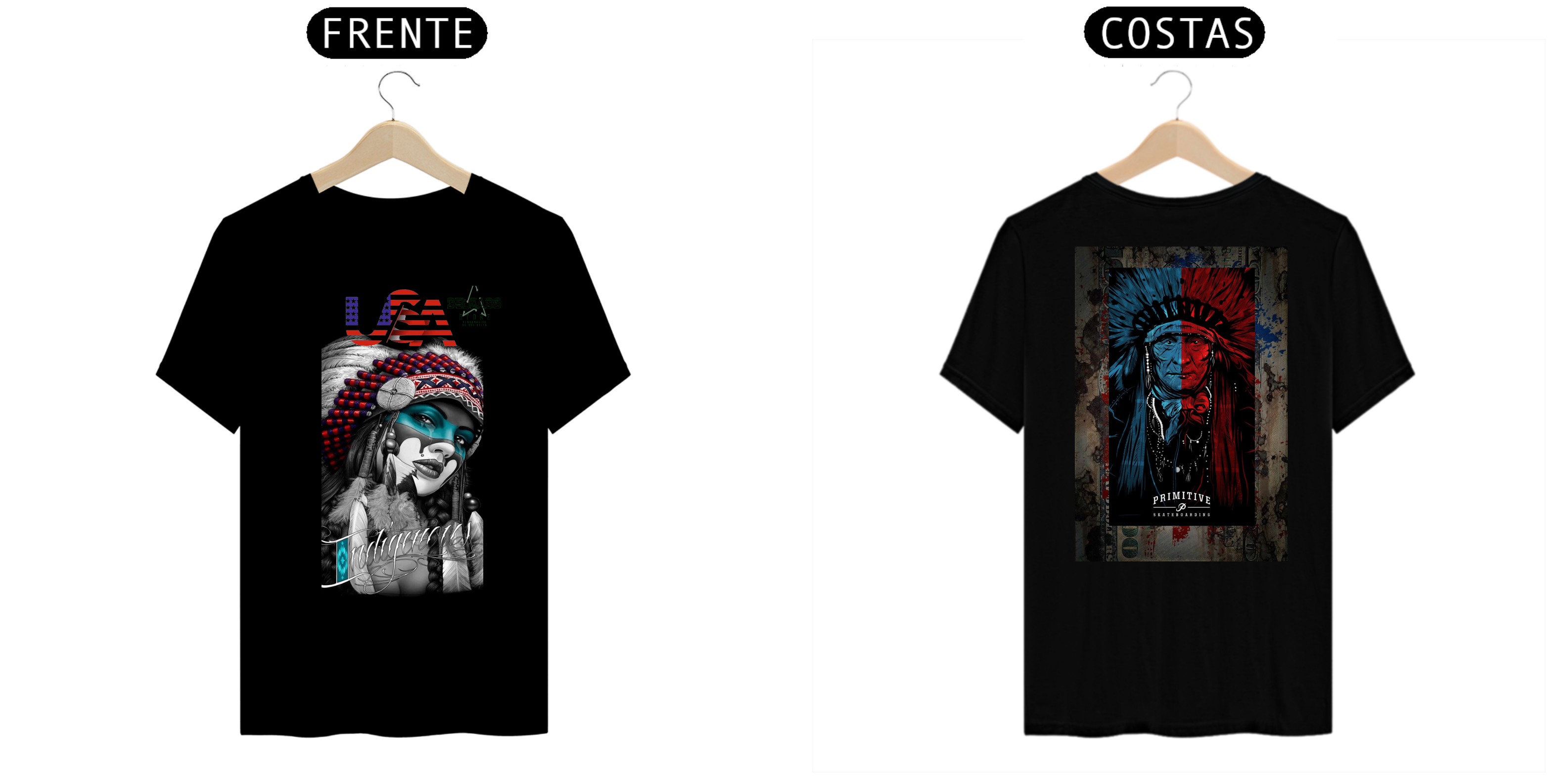 Nome do produto: CAMISA DELGADO STORE INDIOS AMERICANO 