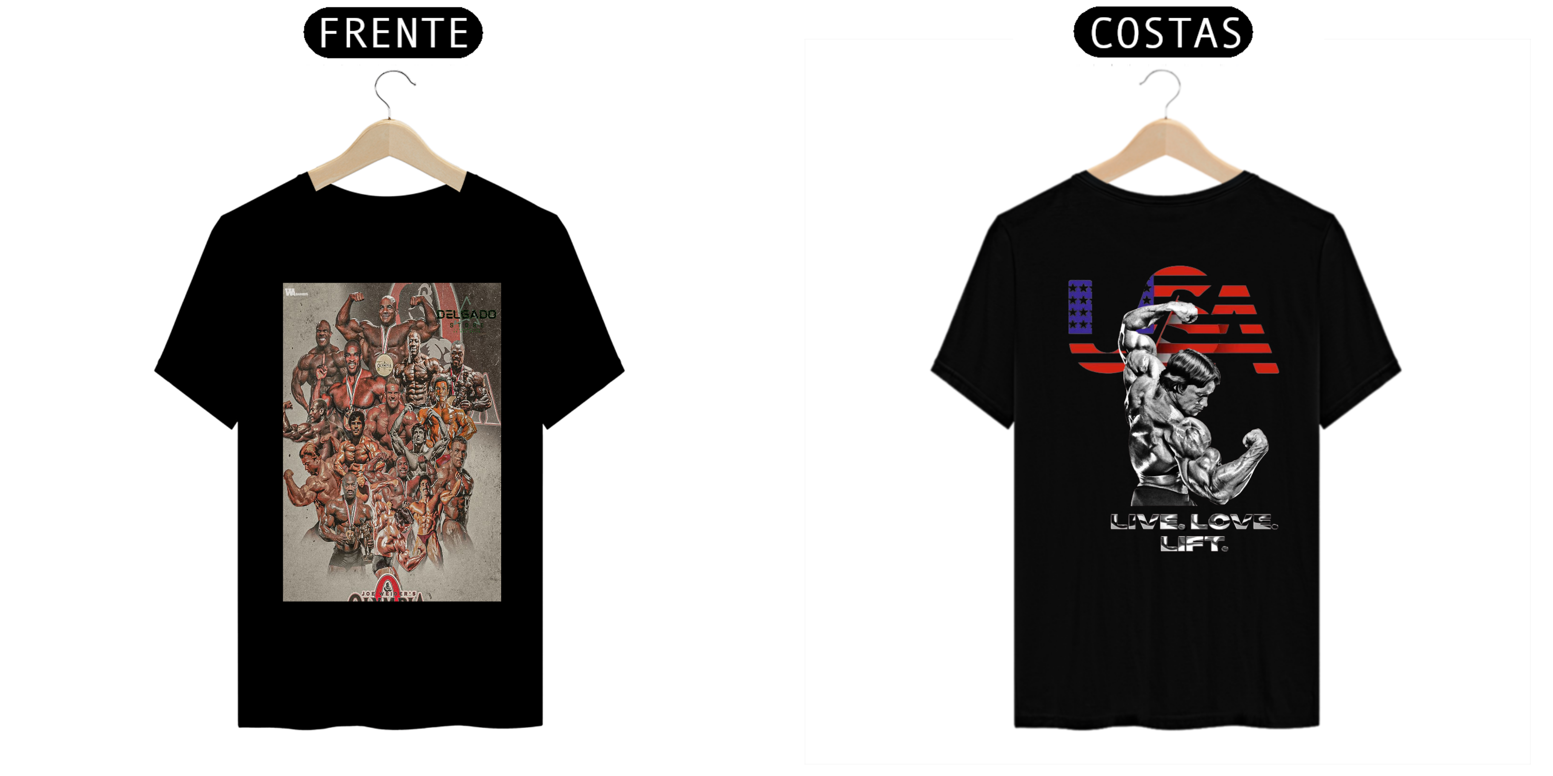 Nome do produto: CAMISA PERSONALIZADA MR ÓLIMPIA ARNOLD