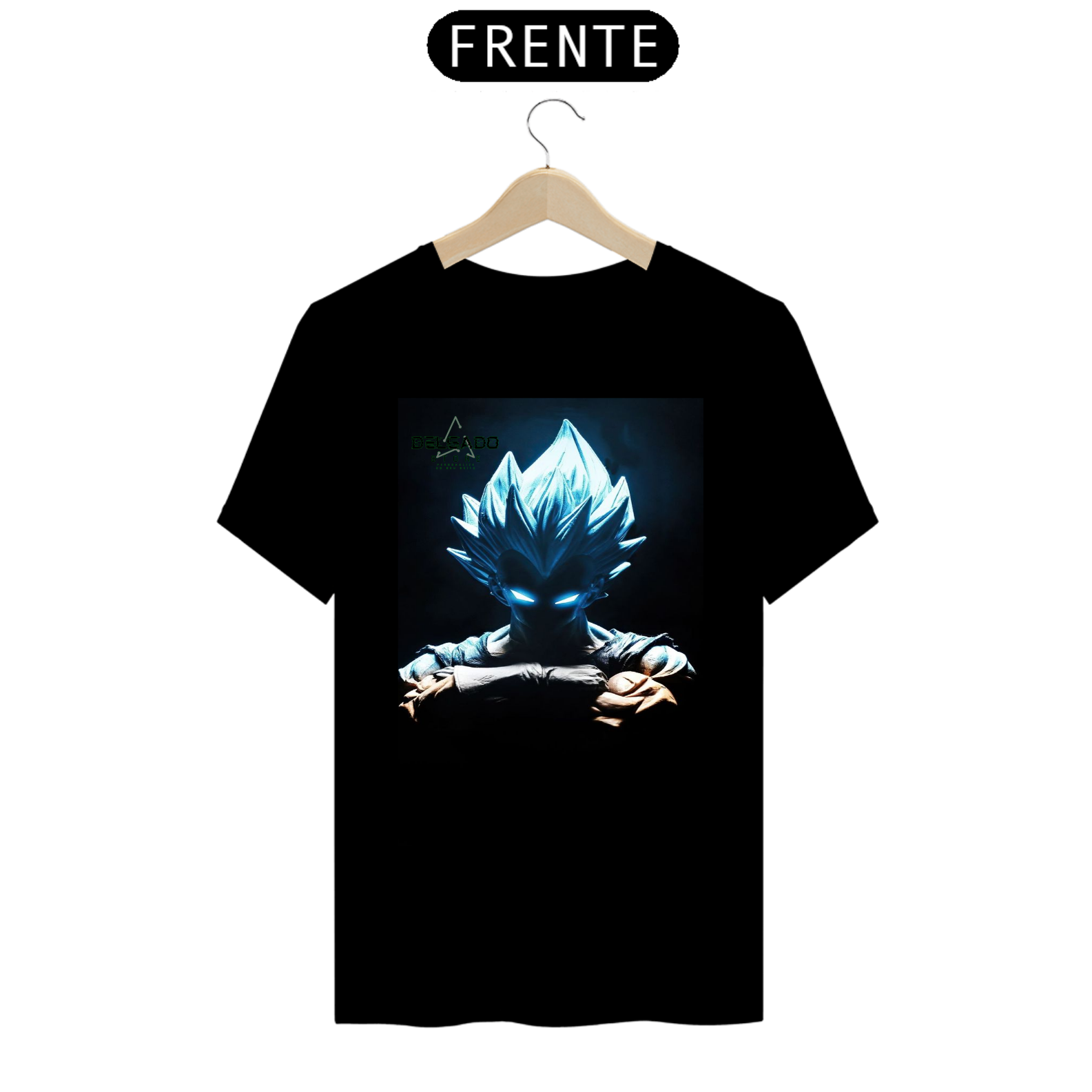 Nome do produto:  CAMISA MASCULINA VEGETA BLUE E DELGADO STORE 