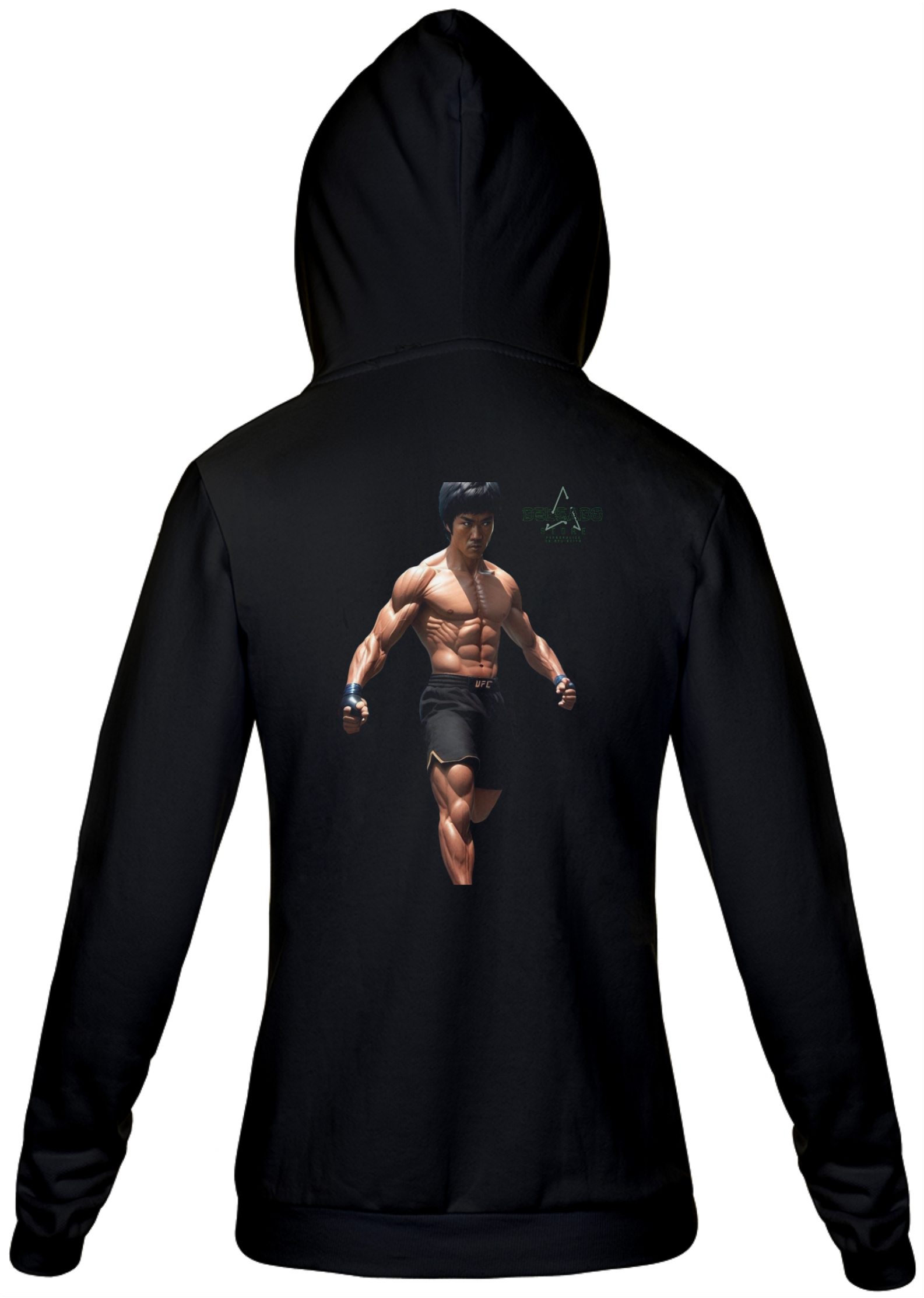 Nome do produto: MOLETOM PERSONALIZADO BRUCE LEE E DELGADO STORE 