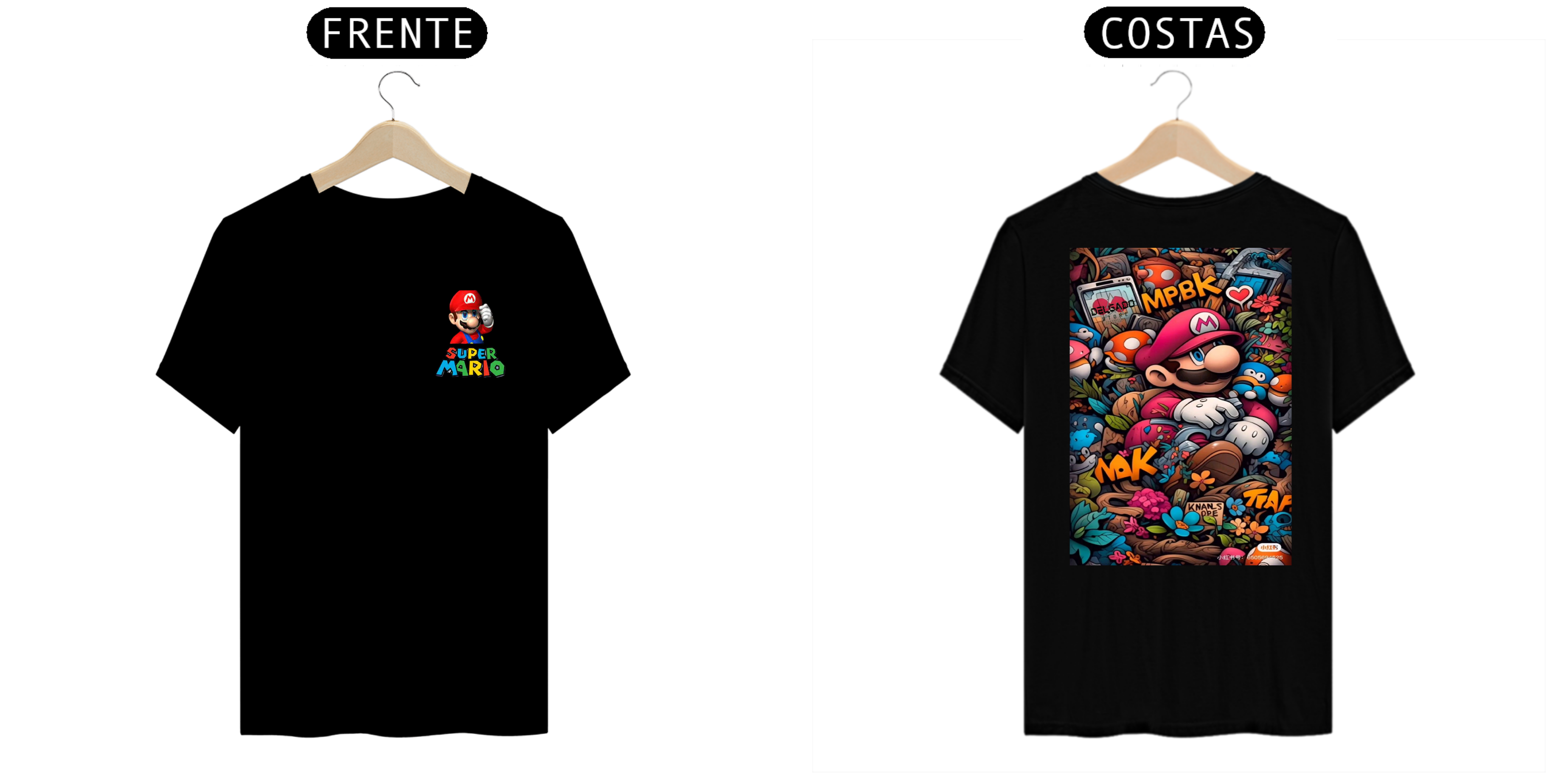 Nome do produto: CAMISA MASCULINA SUPER MARIO BROS STORE 