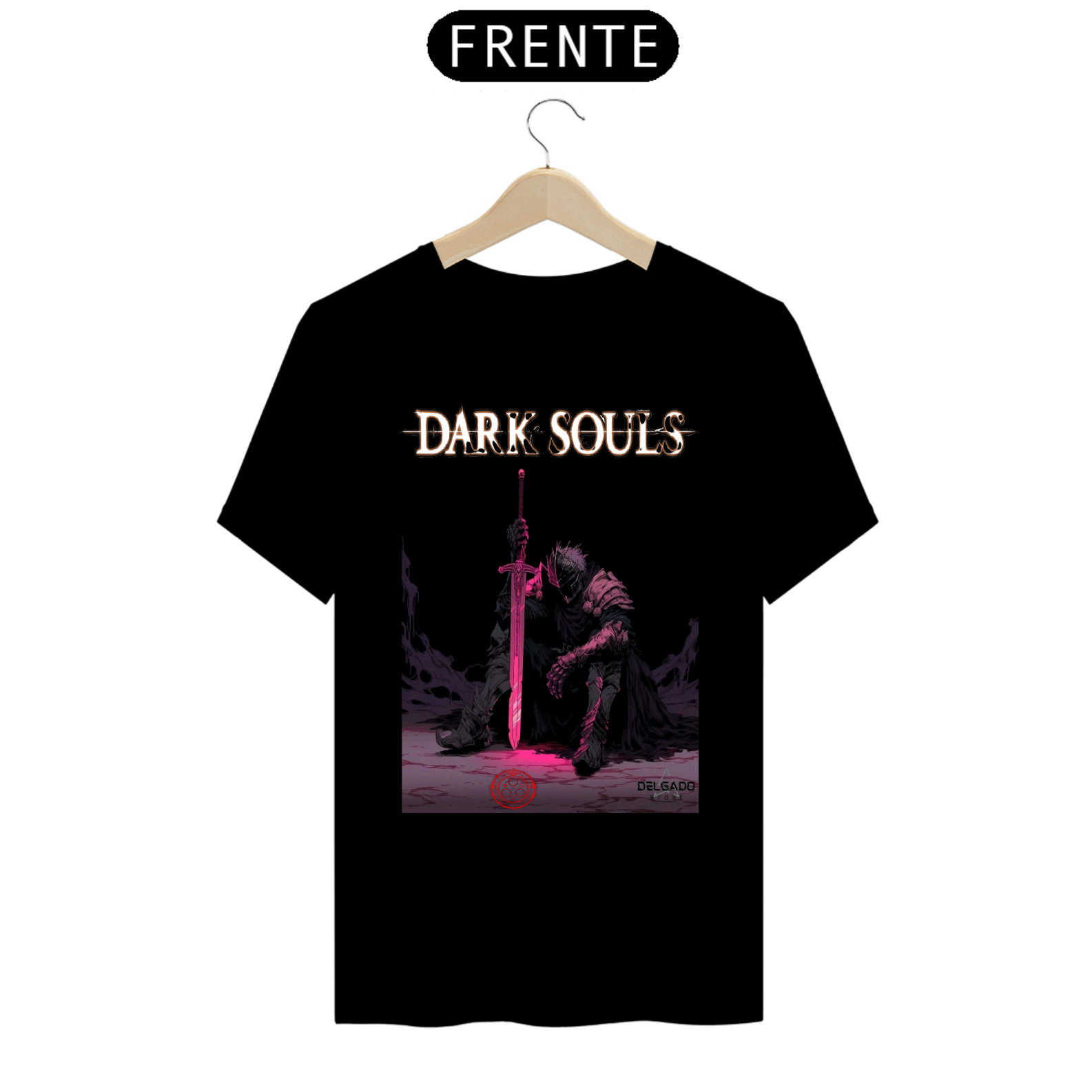 Nome do produto: CAMISA MASCULINA DARK SOULS STORE 