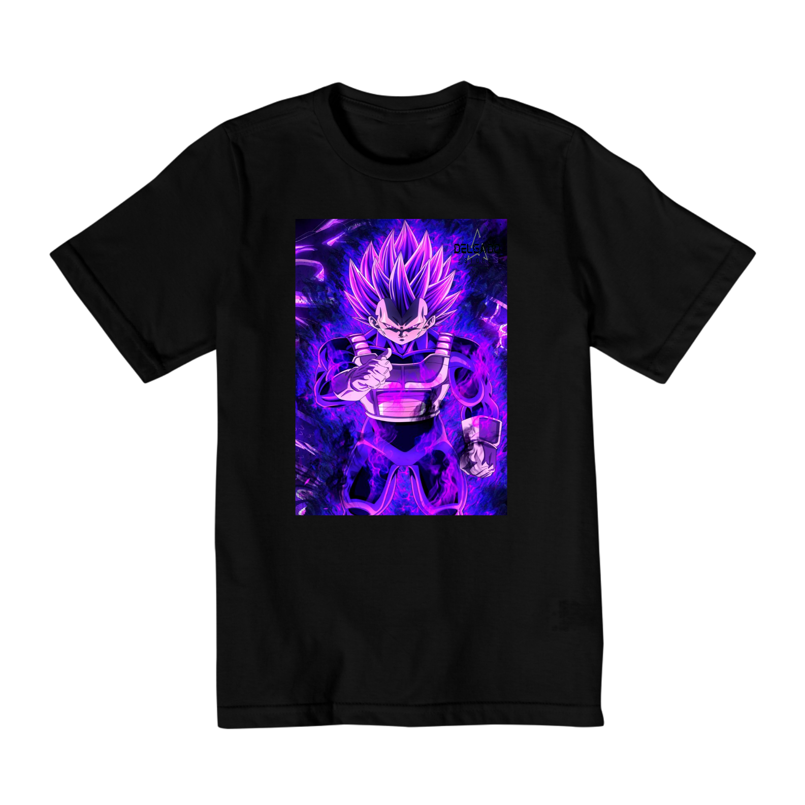 Nome do produto: CAMISA INFANTIL VEGETA ULTRA EGO E DELGADO STORE (10 A 14)