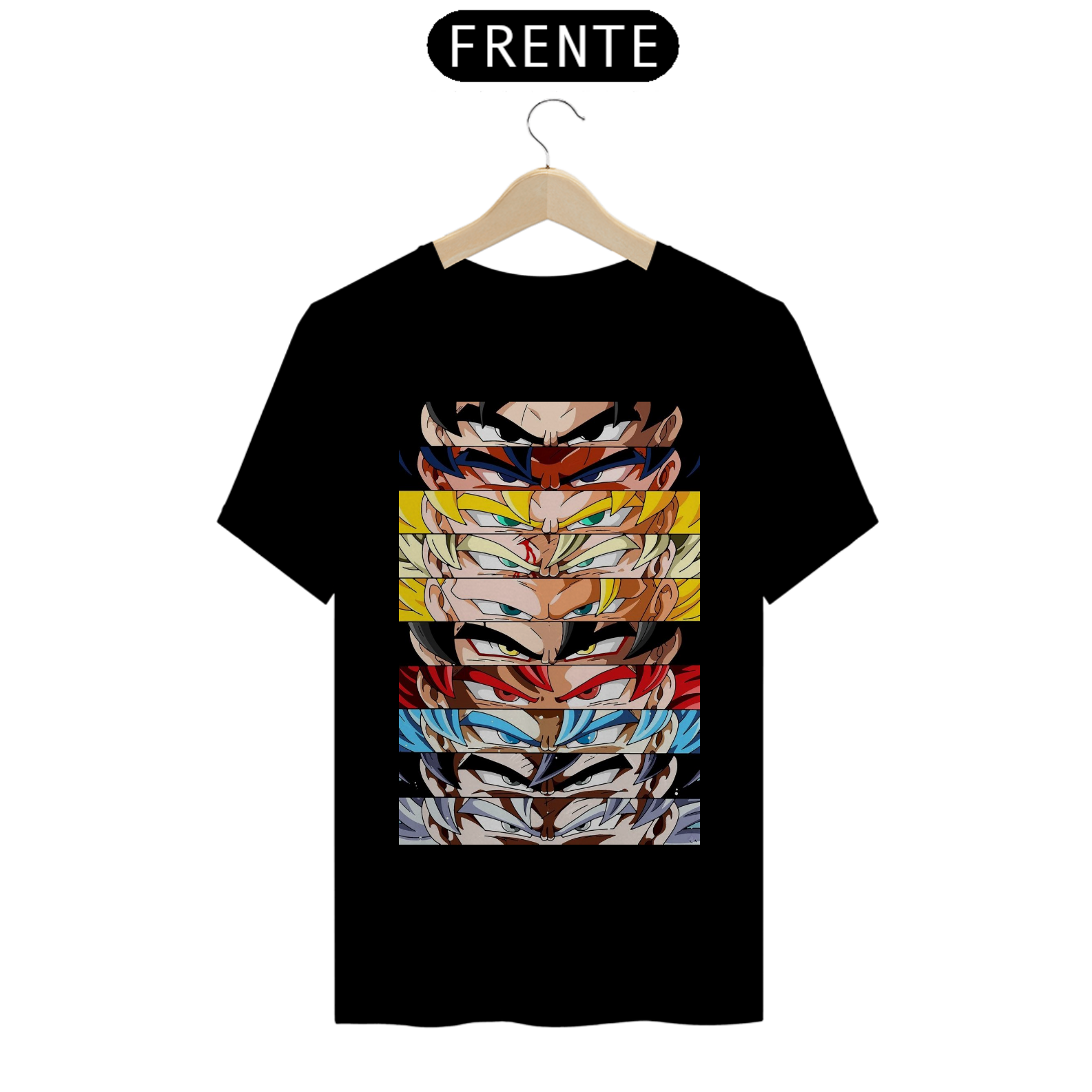 Nome do produto: CAMISA MASCULINA SAIYAJIN EVOLUTION 