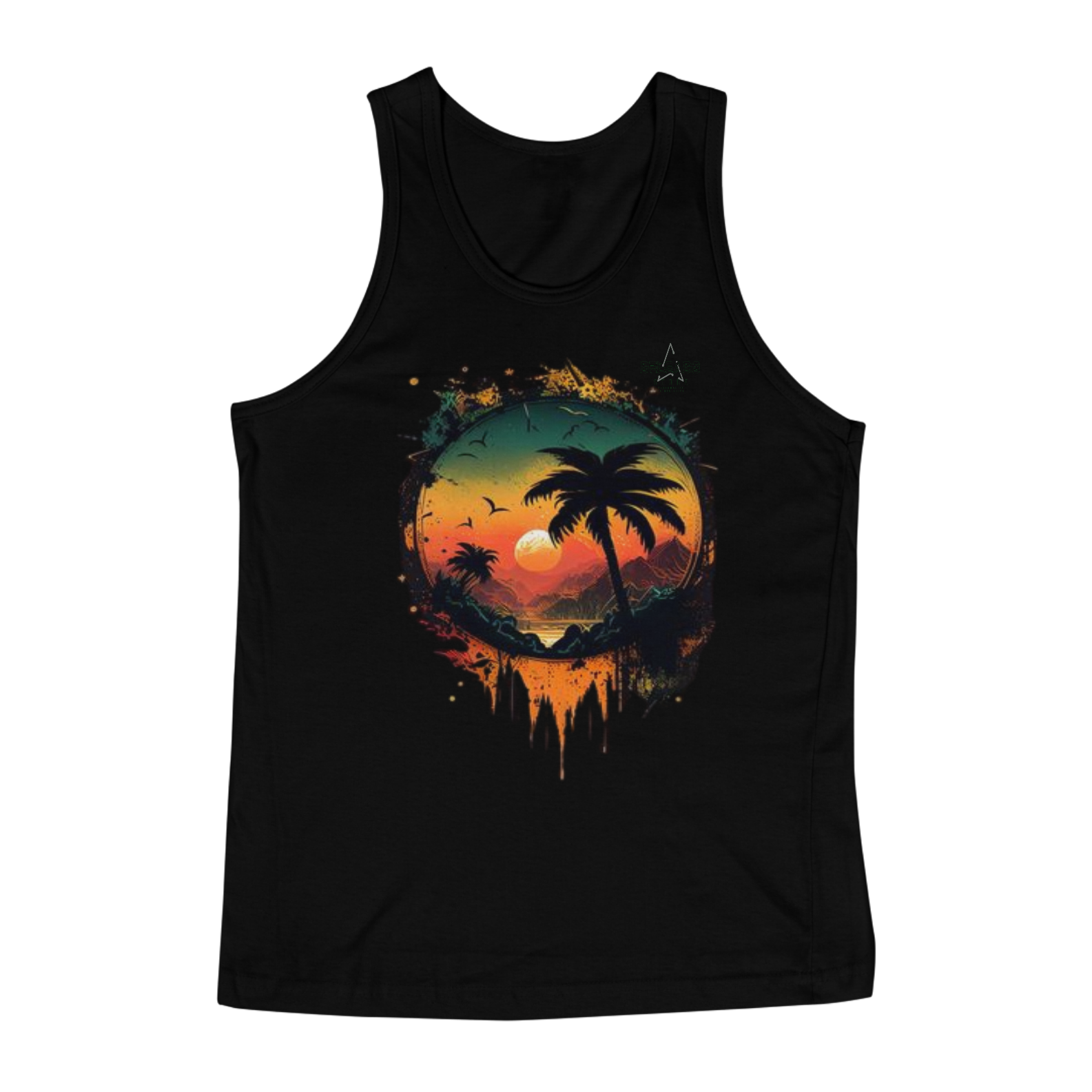 Nome do produto: REGATA MASCULINA ILHA DO HAVAI STORE 