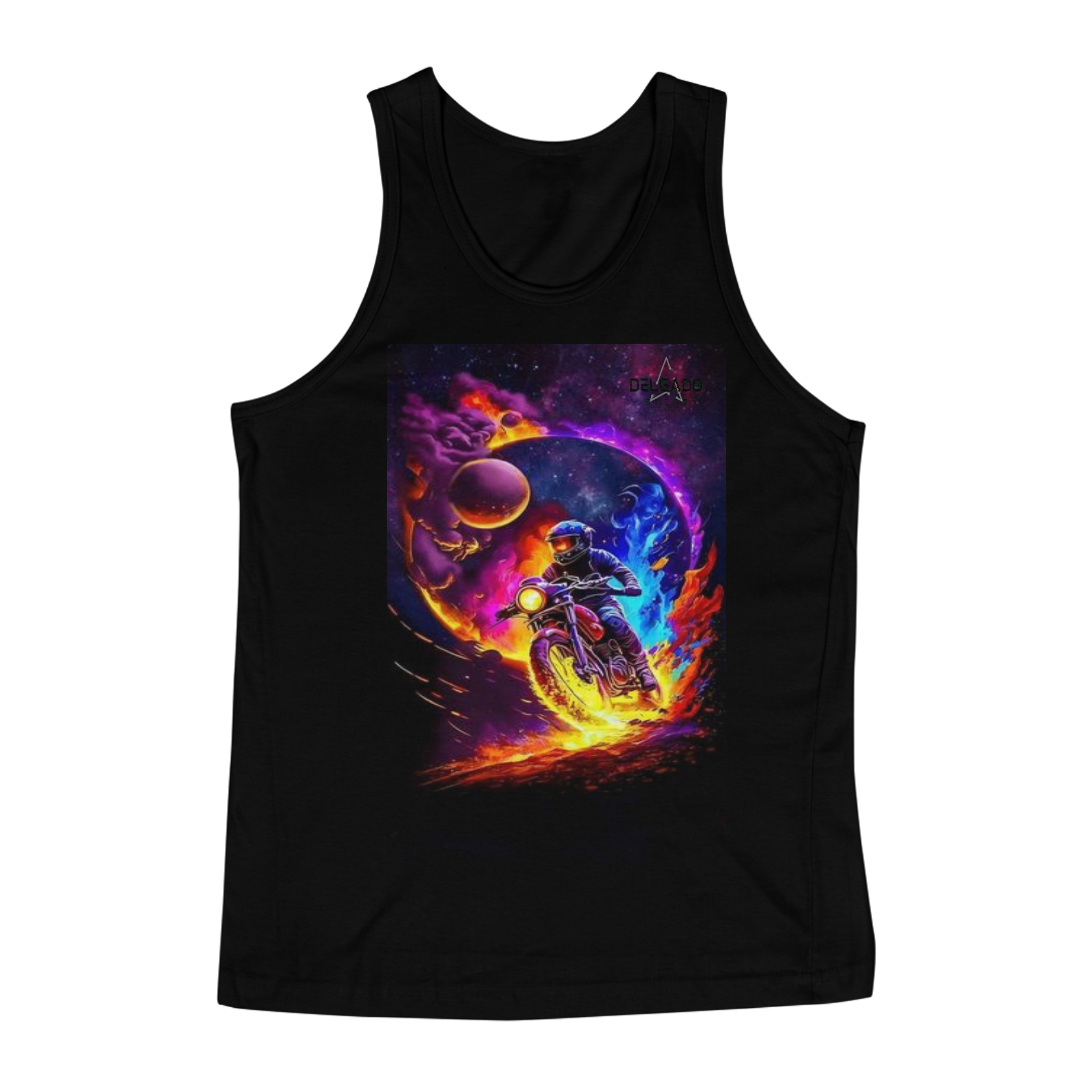 Nome do produto: REGATA PERSONALIZADA MOTOQUEIRO SINISTRO 