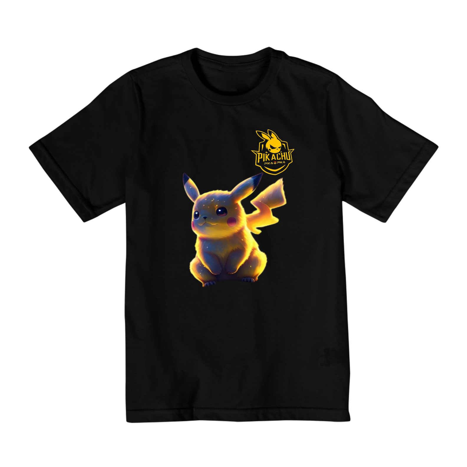 Nome do produto: CAMISA PERSONALIZADA PIKACHU ALFA (10 A 14)