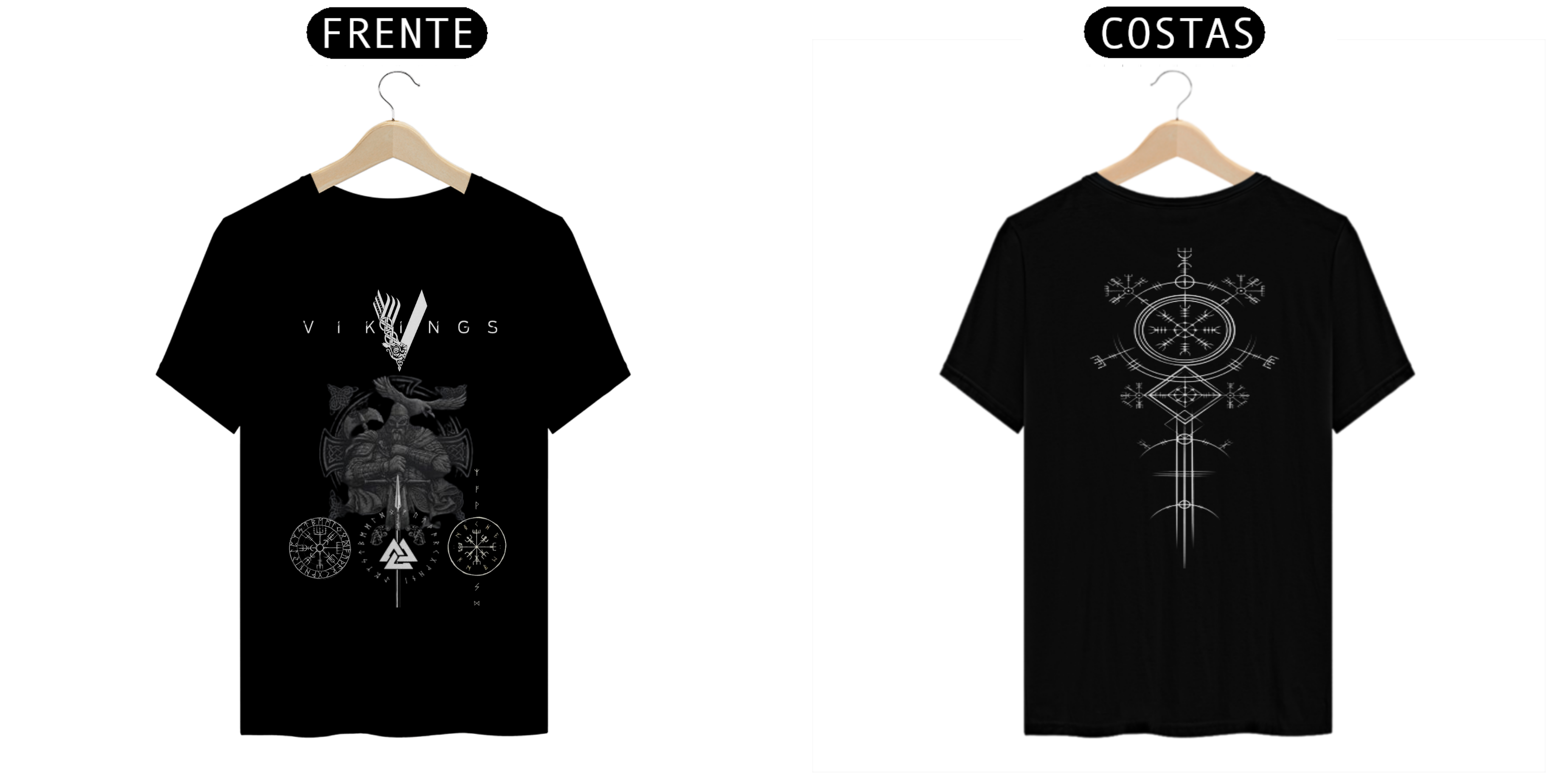 Nome do produto: CAMISA MASCULINA VIKINGS 