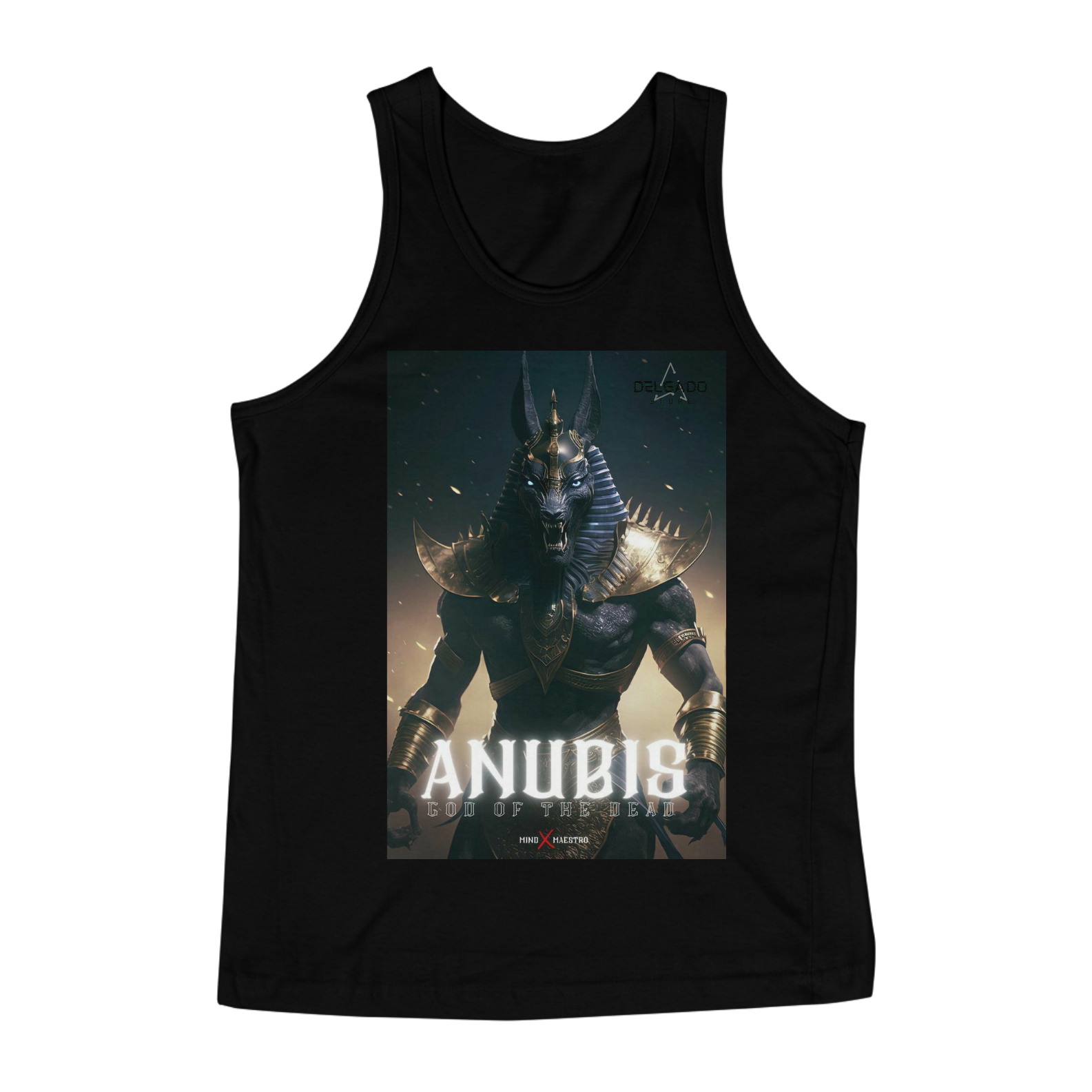 Nome do produto: REGATA PERSONALIZADA ANUBIS GOD E DELGADO STORE 