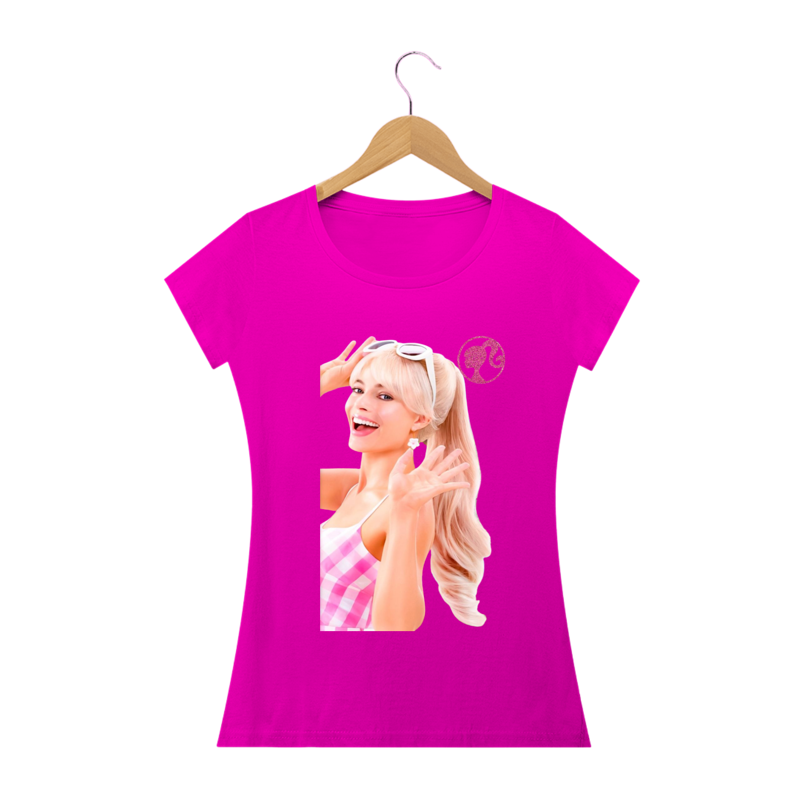 Nome do produto: CAMISA FEMININA BARBIE 