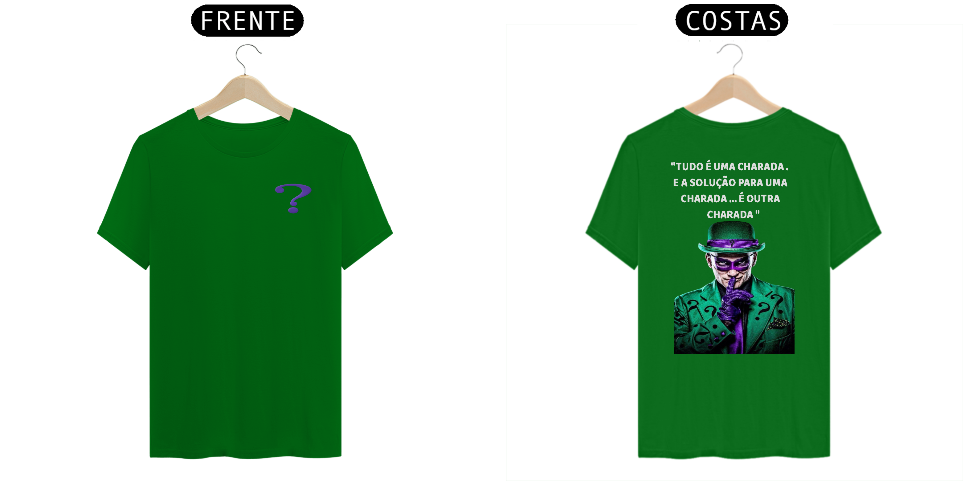 Nome do produto: CAMISA PERSONALIZADA CHARADA