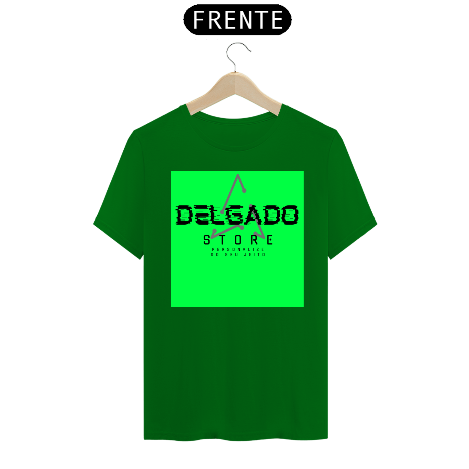 Nome do produto: CAMISA PERSONALIZADA DELGADO STORE ALFA  