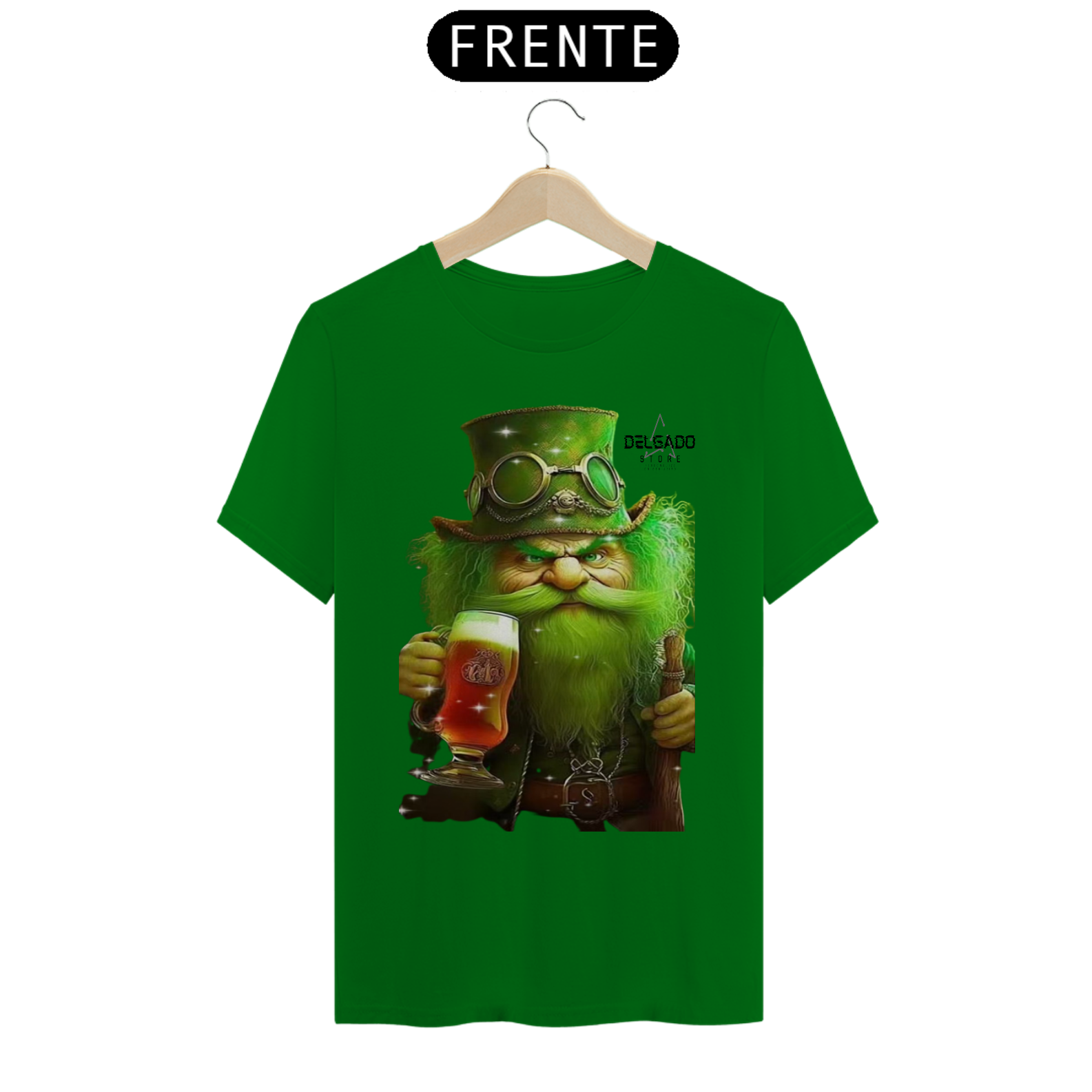Nome do produto: CAMISA PERSONALIZADA GNOMO E DELGADO STORE 