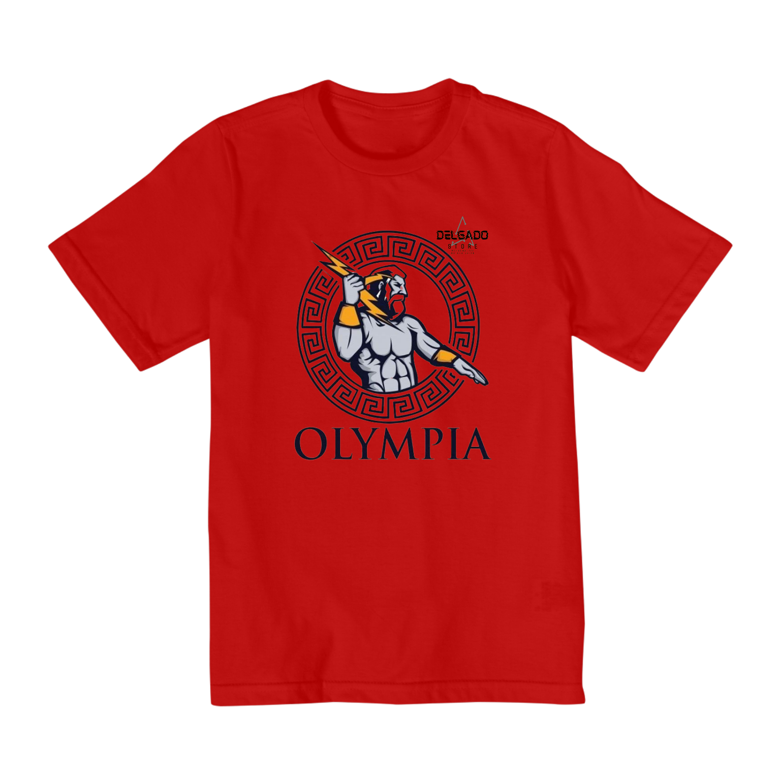 Nome do produto: CAMISA PERSONALIZADA ZEUS DE OLYMPIA STORE (10 A 14)