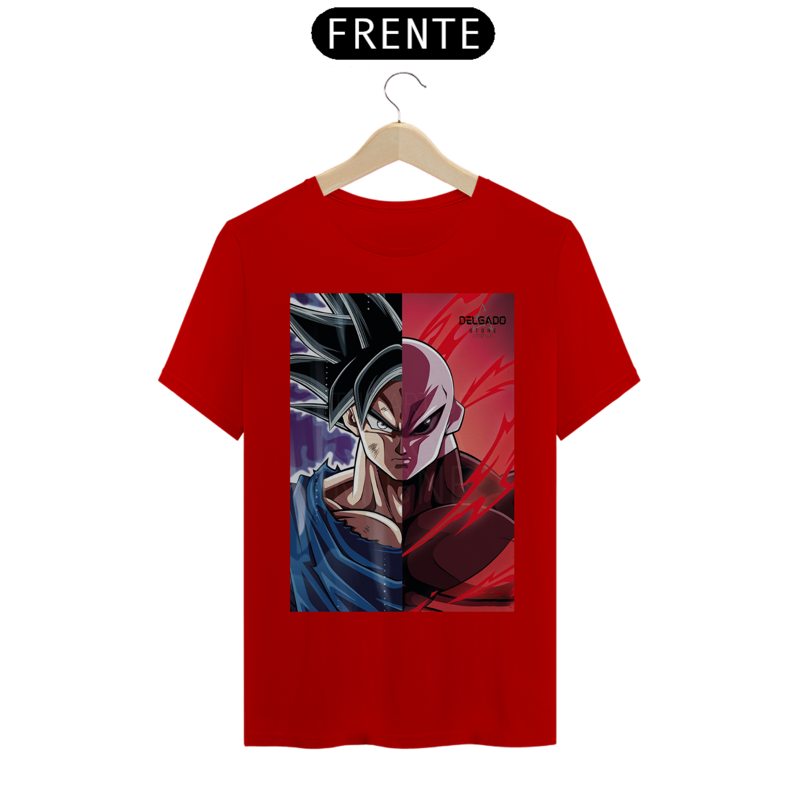 Nome do produto: CAMISA MASCULINA GOKU VS JIREN STORE