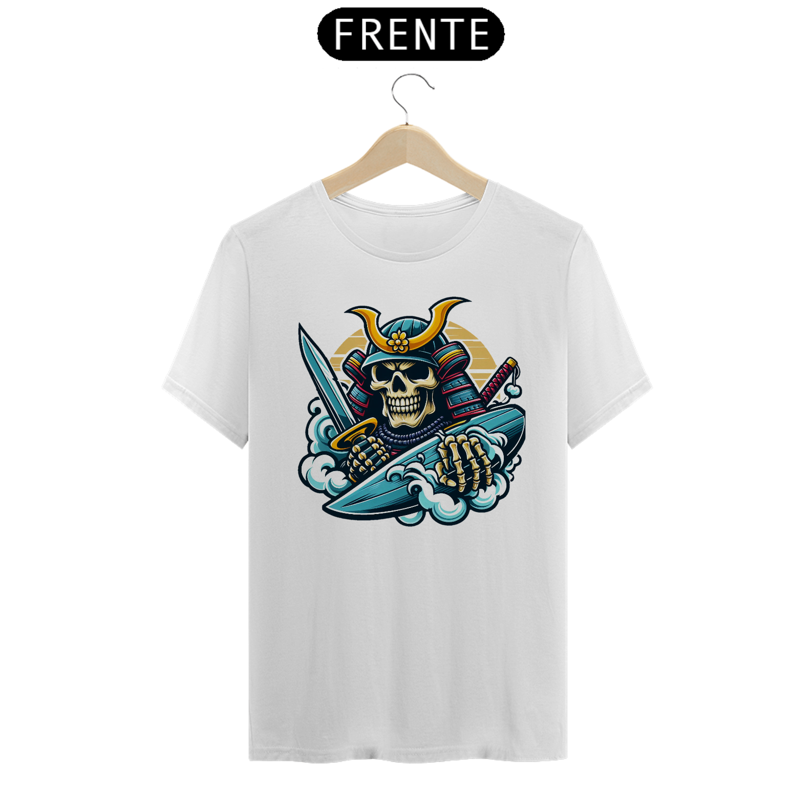 Nome do produto: SKULL SAMURAI SURFING