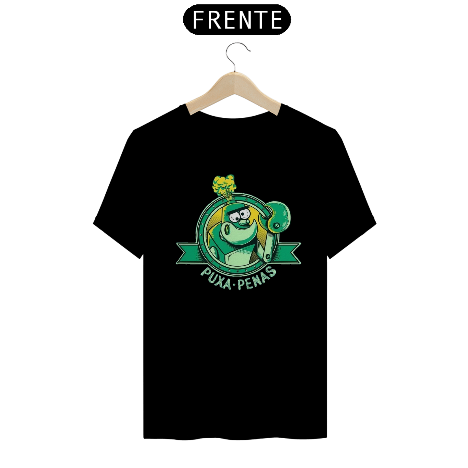 Nome do produto: CAMISETA FRANK PUXA PENAS