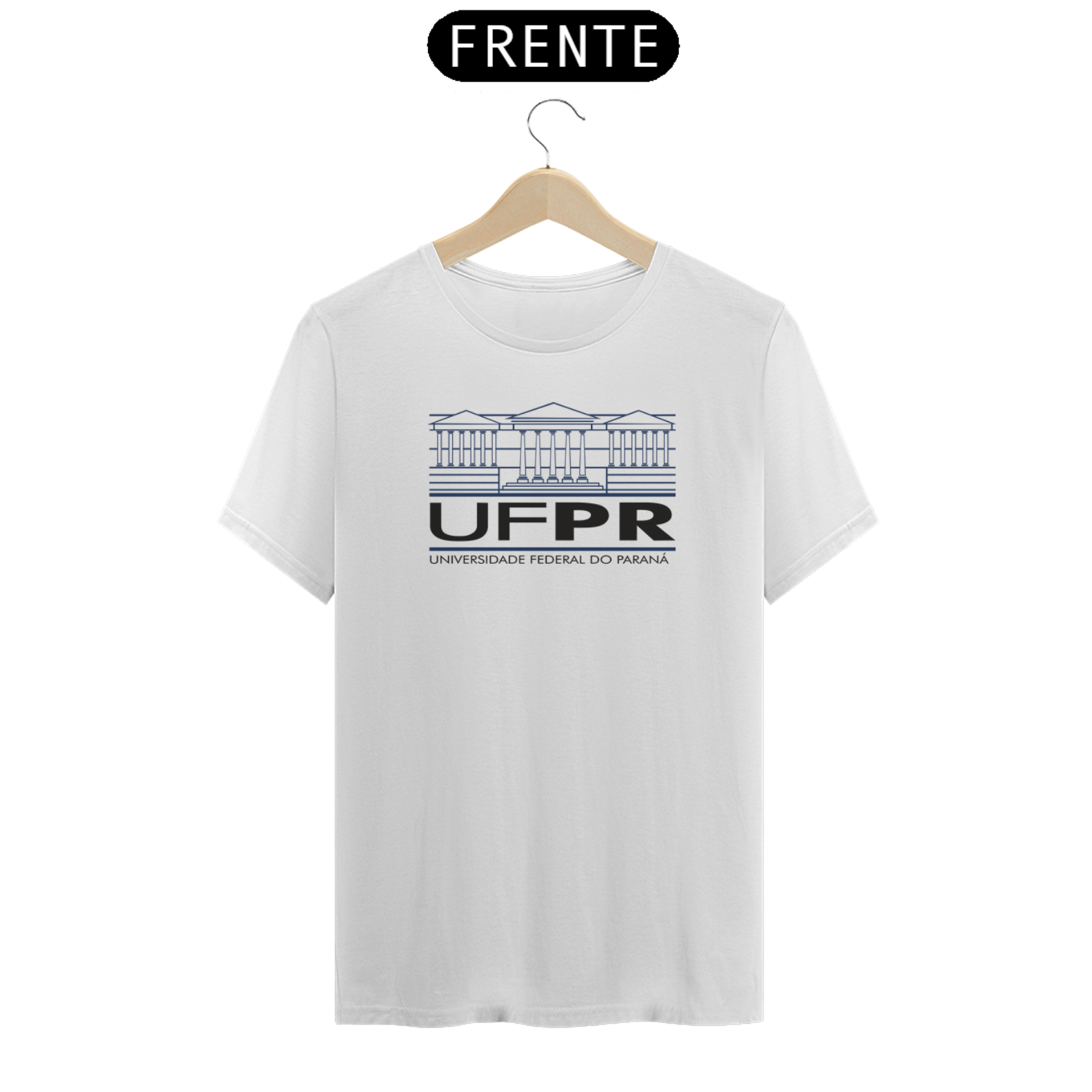 Nome do produto: Camiseta [UFPR] {branca} - frente