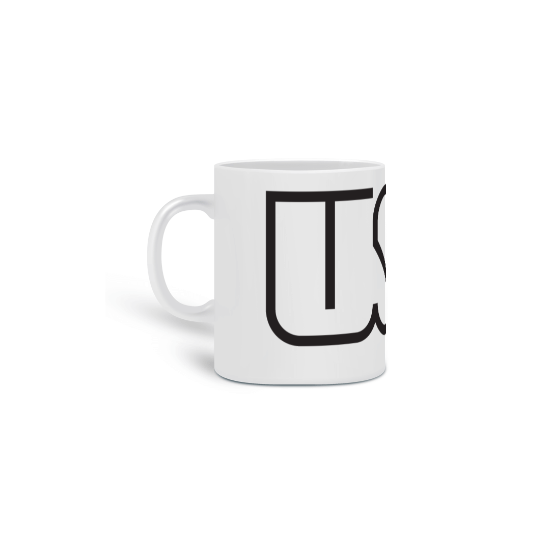 Nome do produto: Caneca simples [USP] {branca}