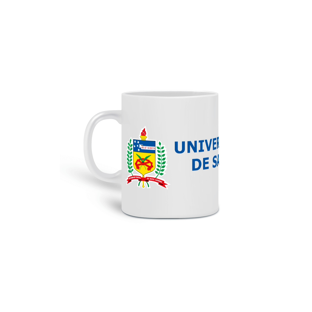 Nome do produto: Caneca simples [UFSC] {branca}