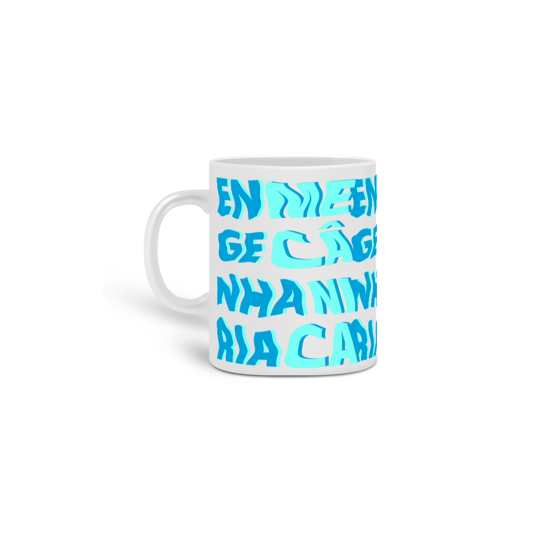 Nome do produto: Caneca mágica [engenharia mecânica] {branca} - ondas