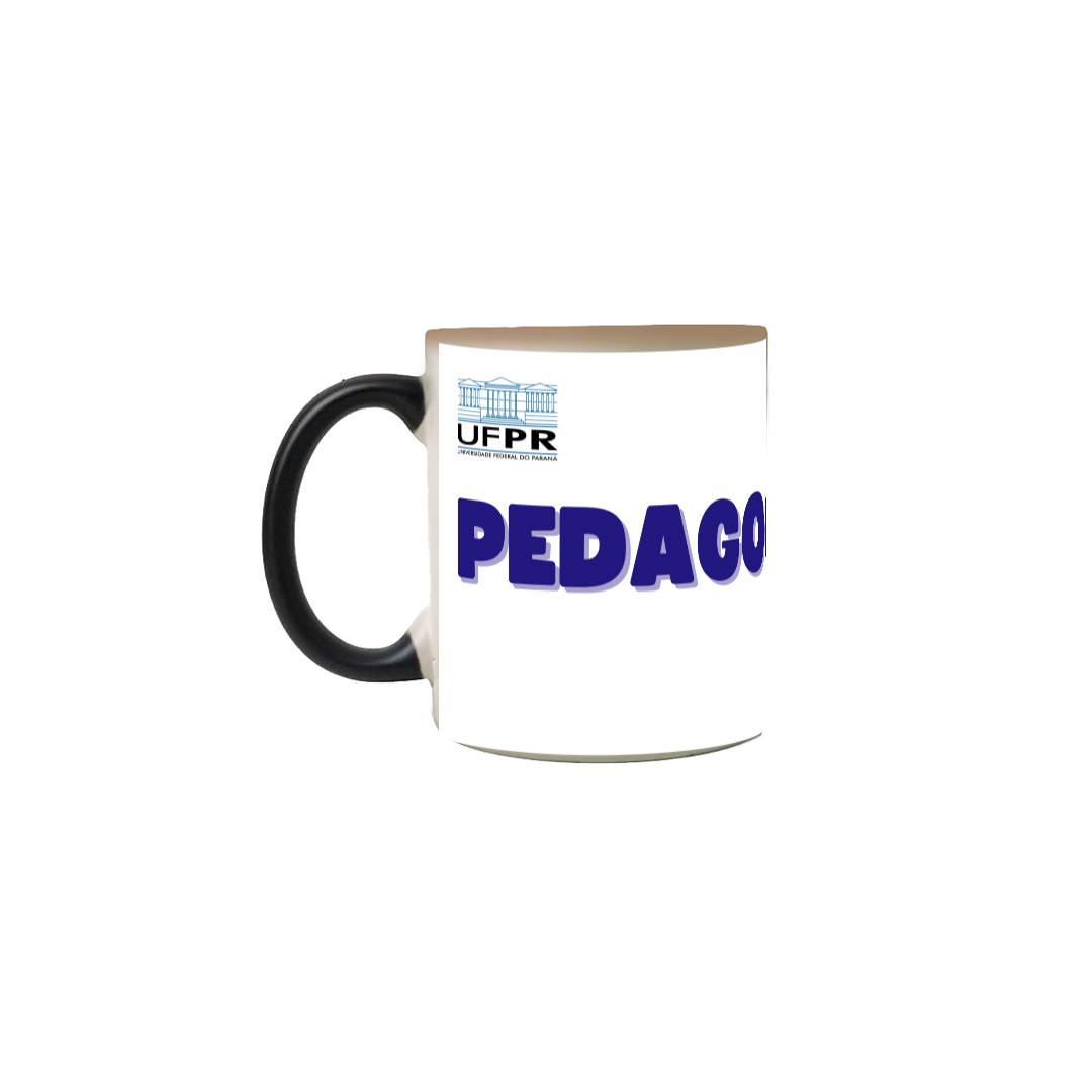 Nome do produto: Caneca mágica [pedagogia] {branca} - coruja