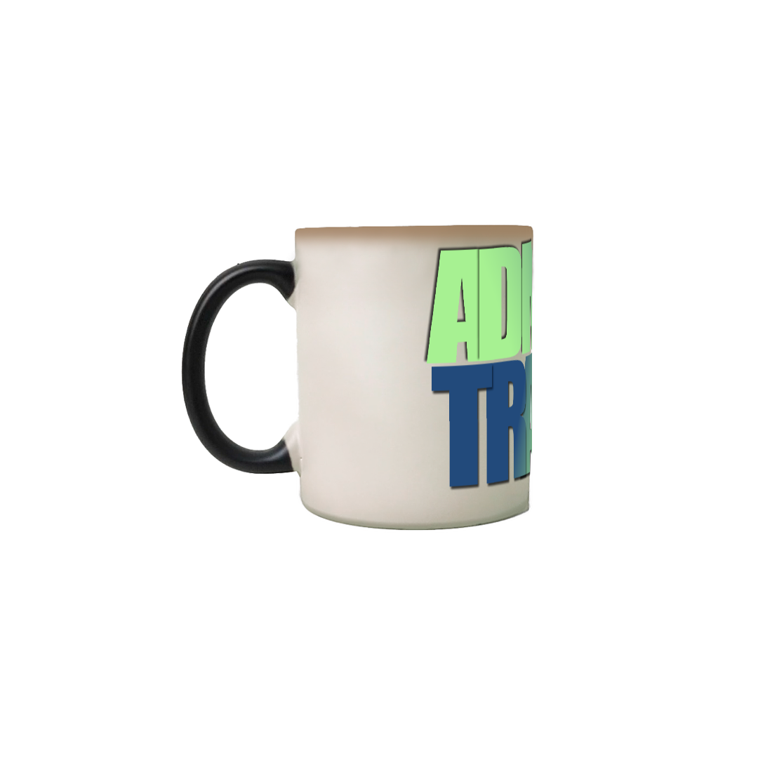 Nome do produto: Caneca mágica [administração] {branca} - degradê azul e verde