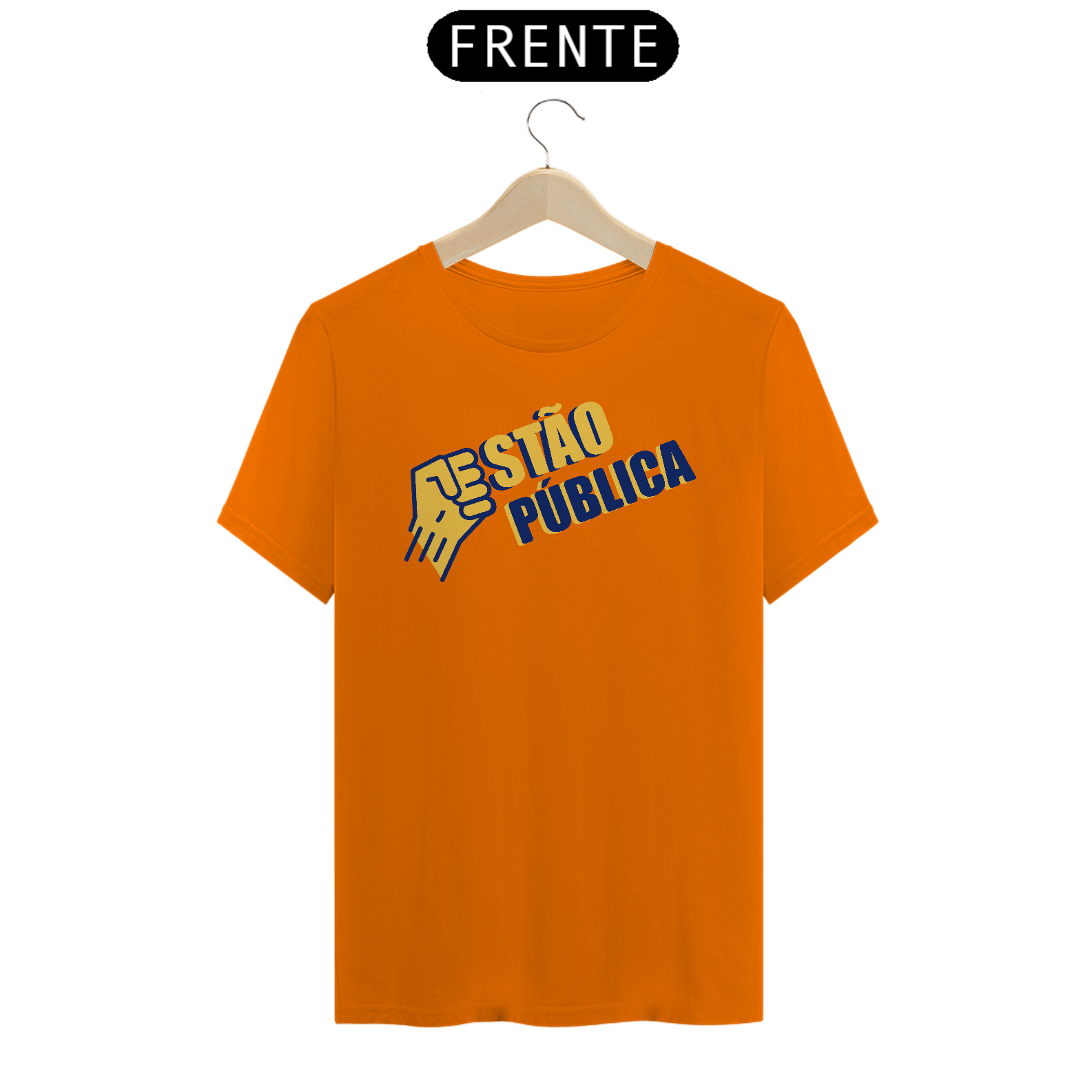Nome do produto: Camiseta [gestão pública] {cores diversas} - frente - defendendo