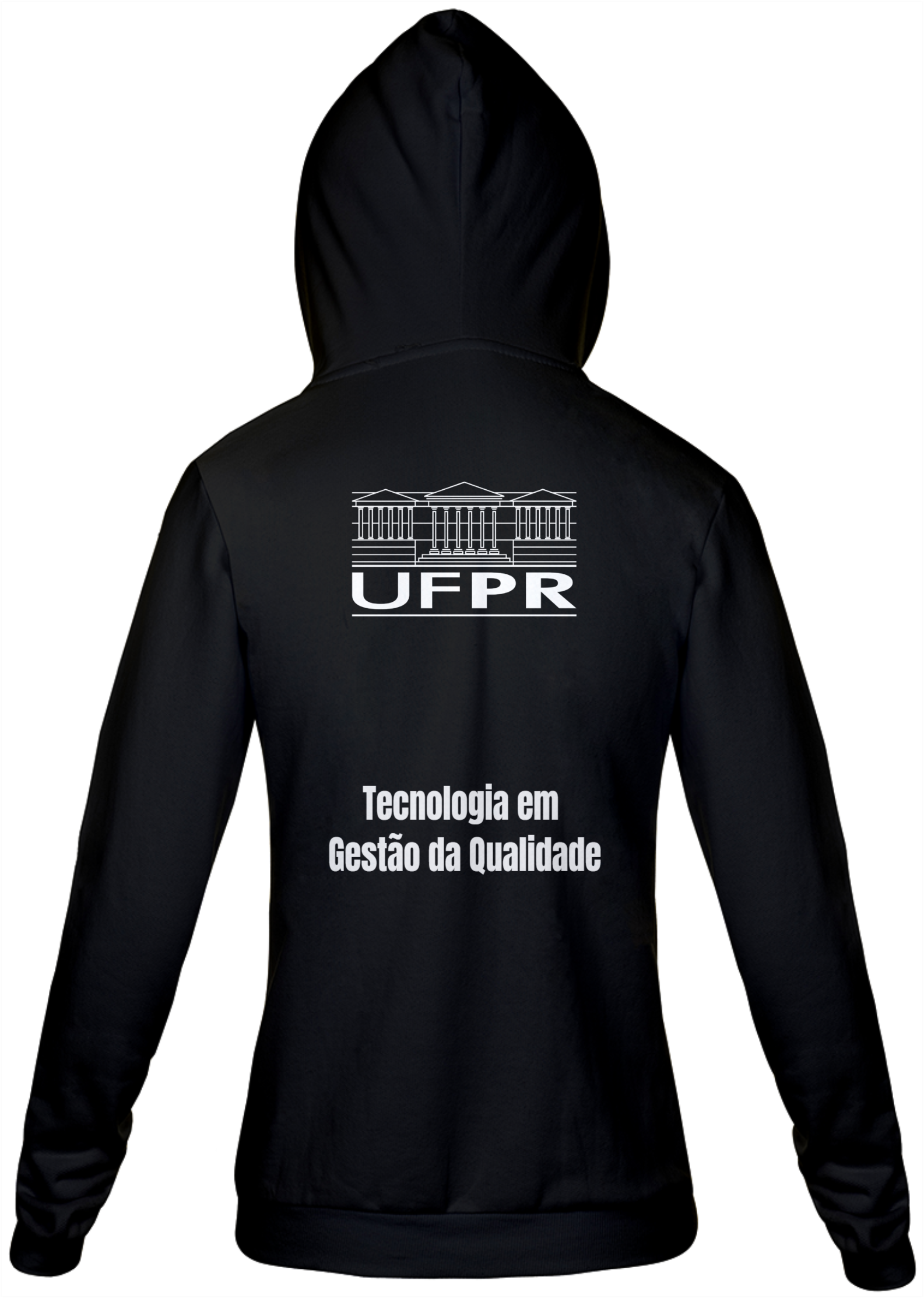 Nome do produto: Blusa [gestão da qualidade] {cores neutras} - costas - UFPR