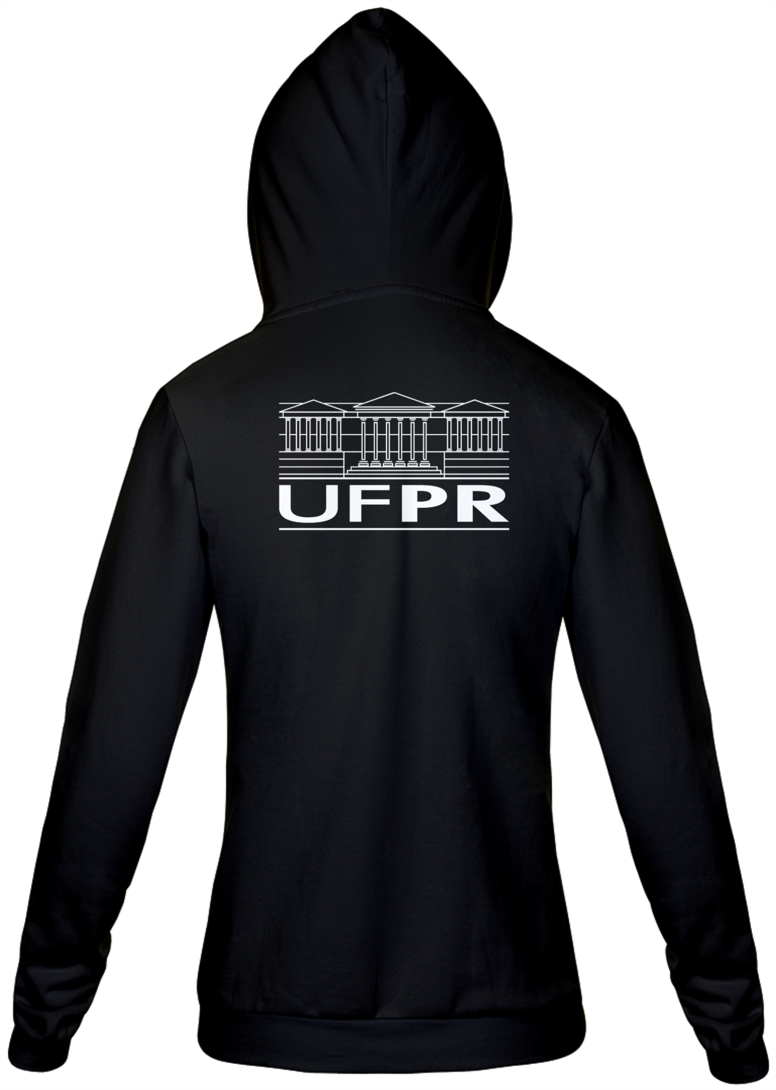 Nome do produto: Blusa [UFPR] {preto} - costas