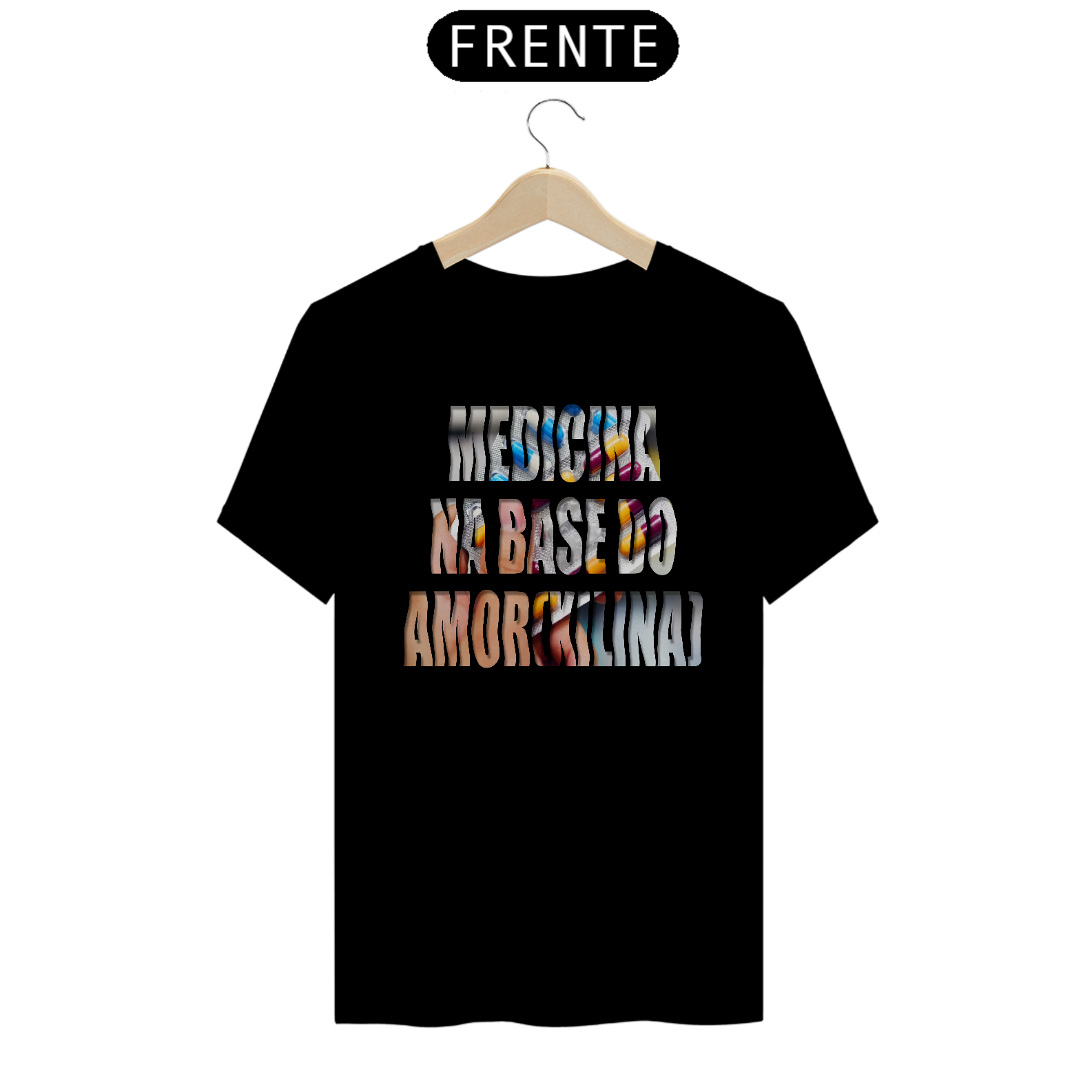 Nome do produto: Camiseta [medicina] {cores diversas} - frente - Amor(xilina)