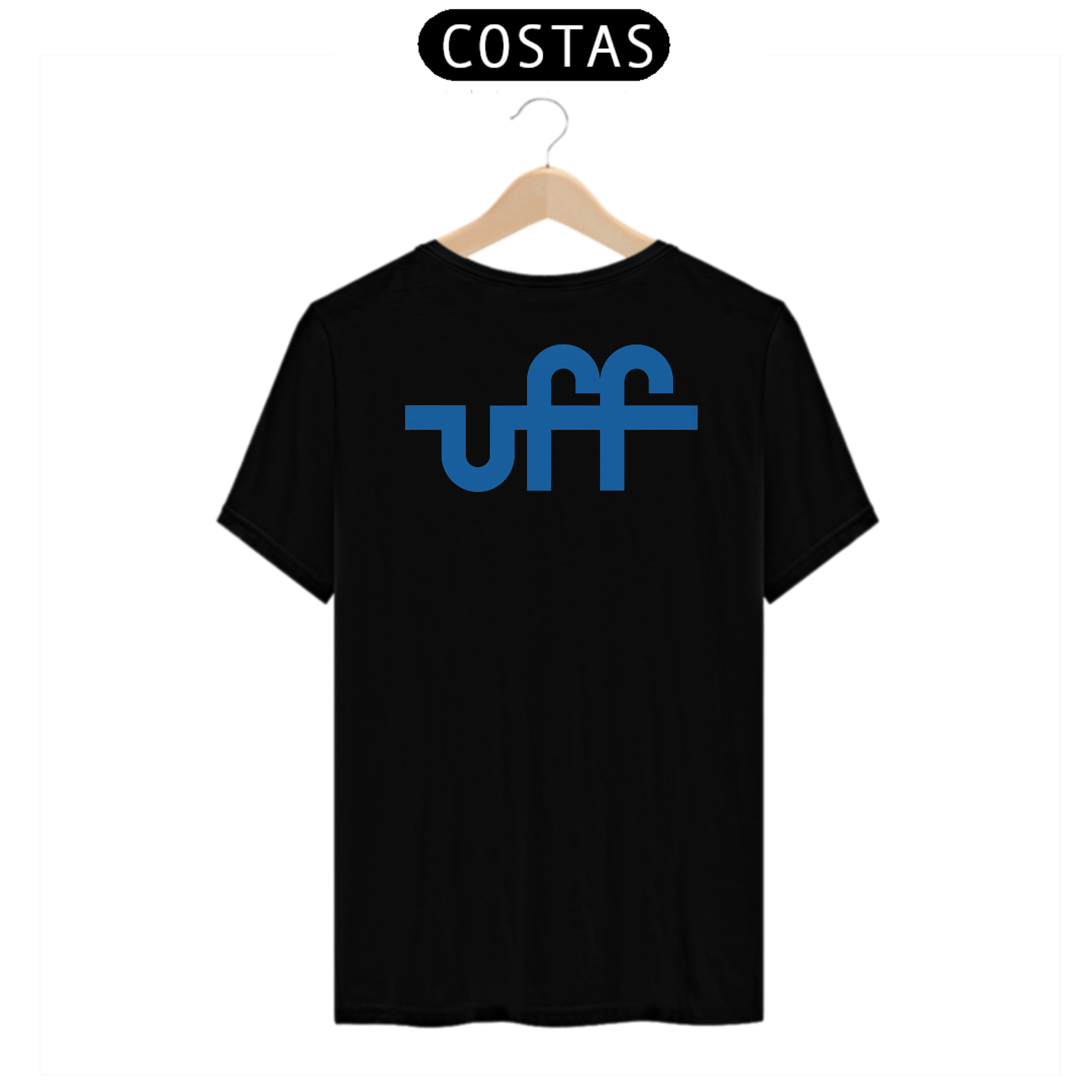 Nome do produto: Camiseta [UFF] {cores diversas} - costas - logo colorida