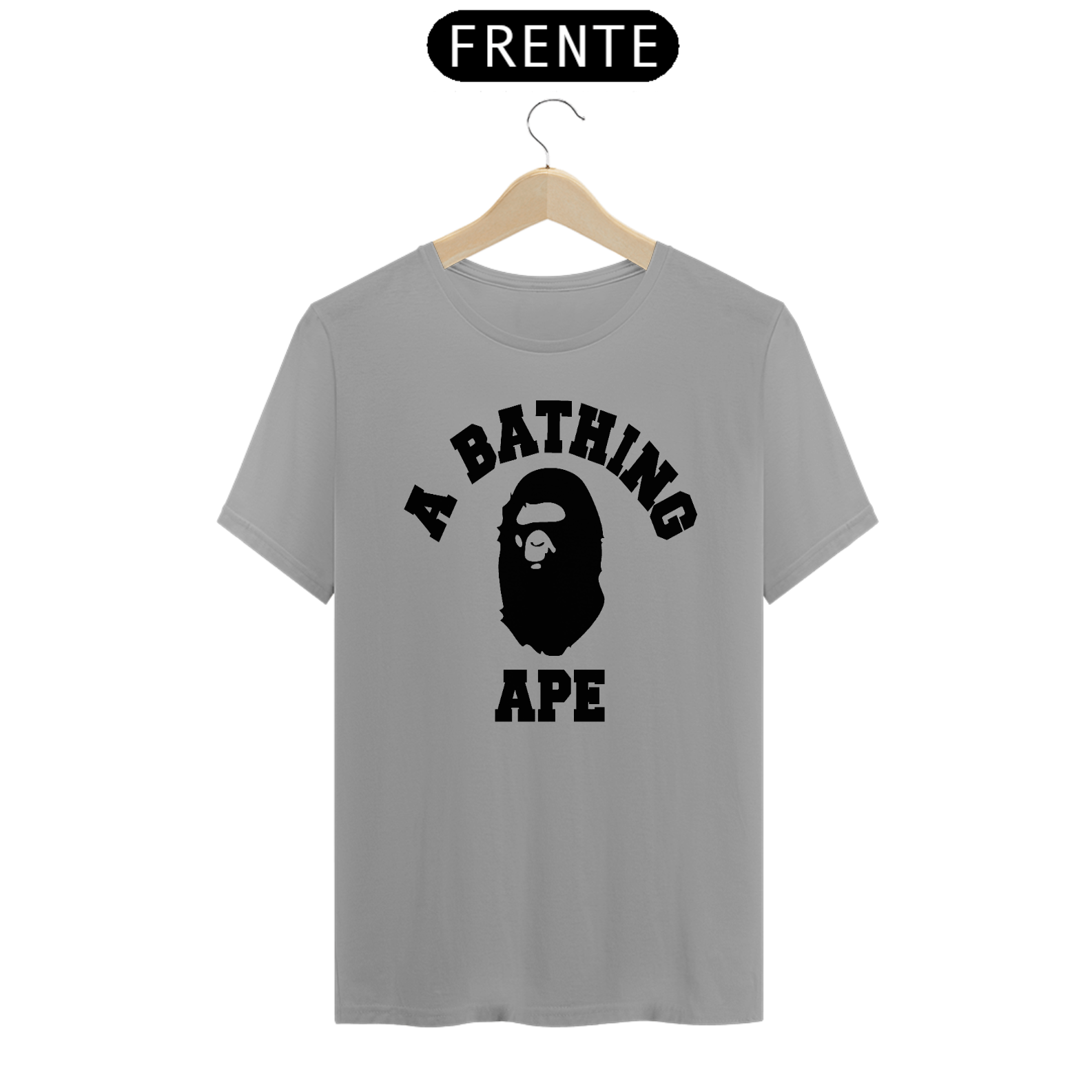Nome do produto: Camiseta a bathing ape com a logotipo 