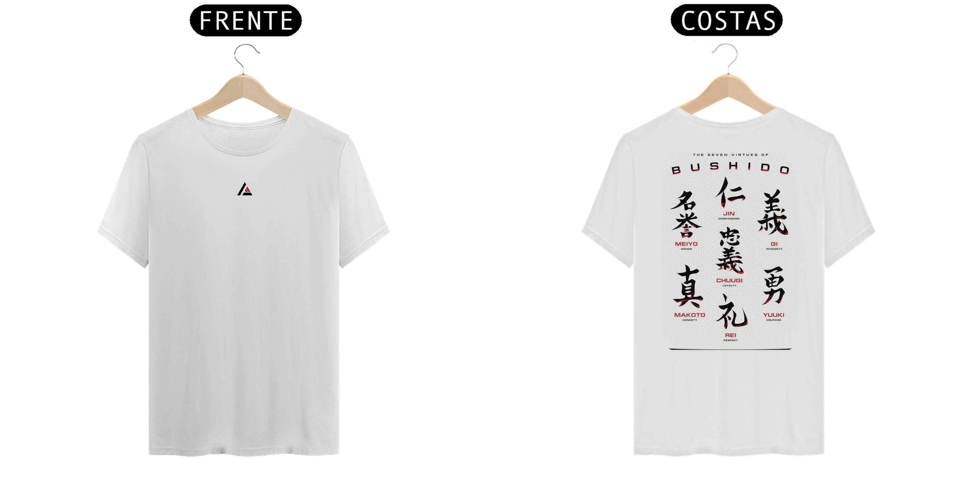 Camiseta Prime — Coleção Bushido “Sete Virtudes do Guerreiro”