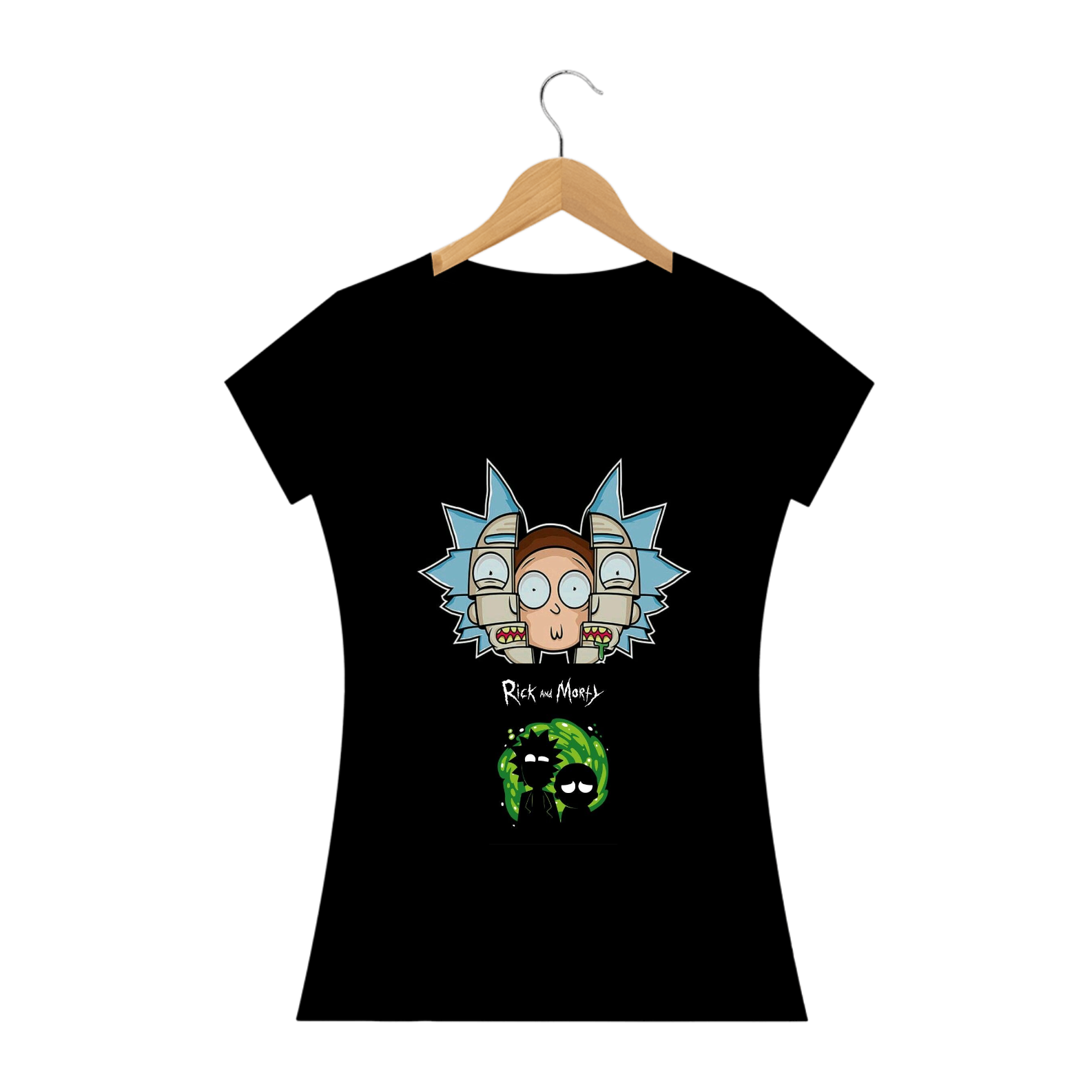 Nome do produto: Camisa feminina Rick and Morty