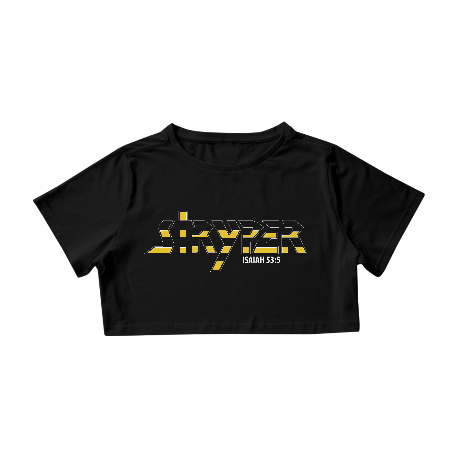 Nome do produto: Cropped Banda \'Stryper\'