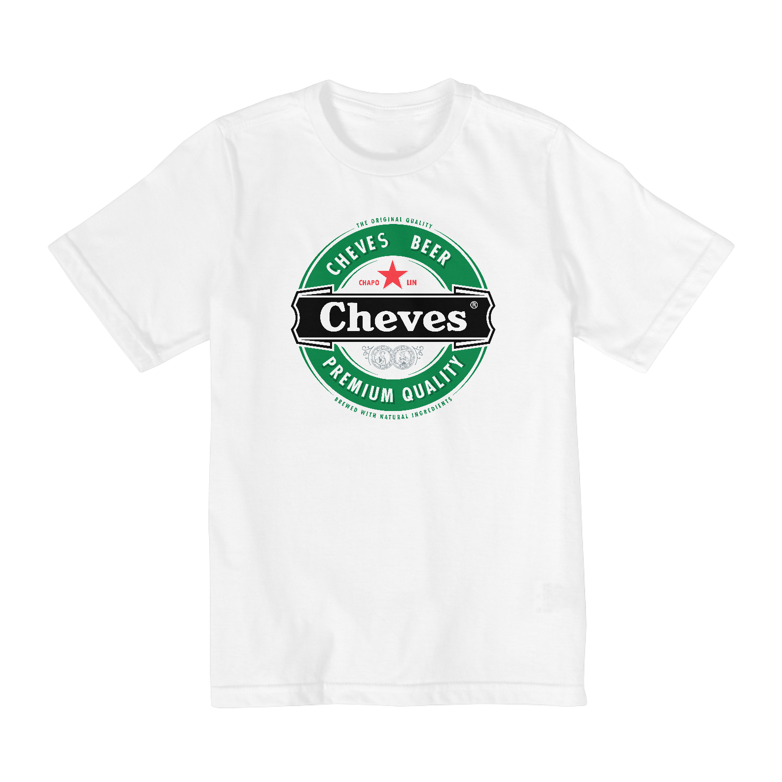 Nome do produto: Cheves a Cerveja Incrível Camisa Infantil (2 a 8)