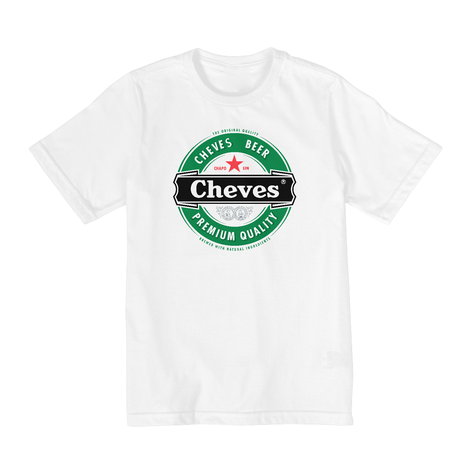 Nome do produto: Cheves a Cerveja Incrível Camisa Infantil (10 a 14)