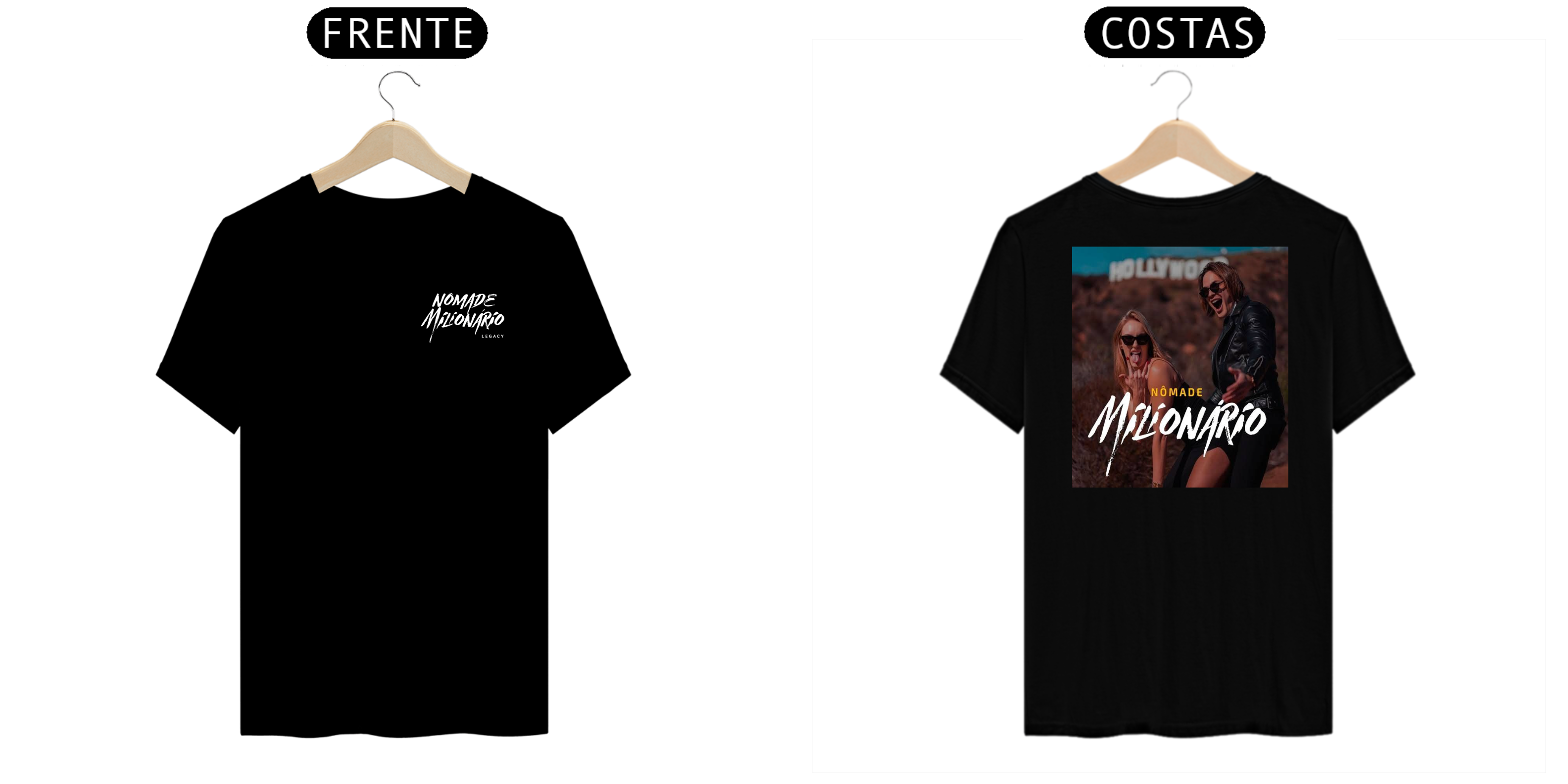 Nome do produto: CAMISETA MASCULINA NOMADE MILIONARIO - THIAGO FINCH