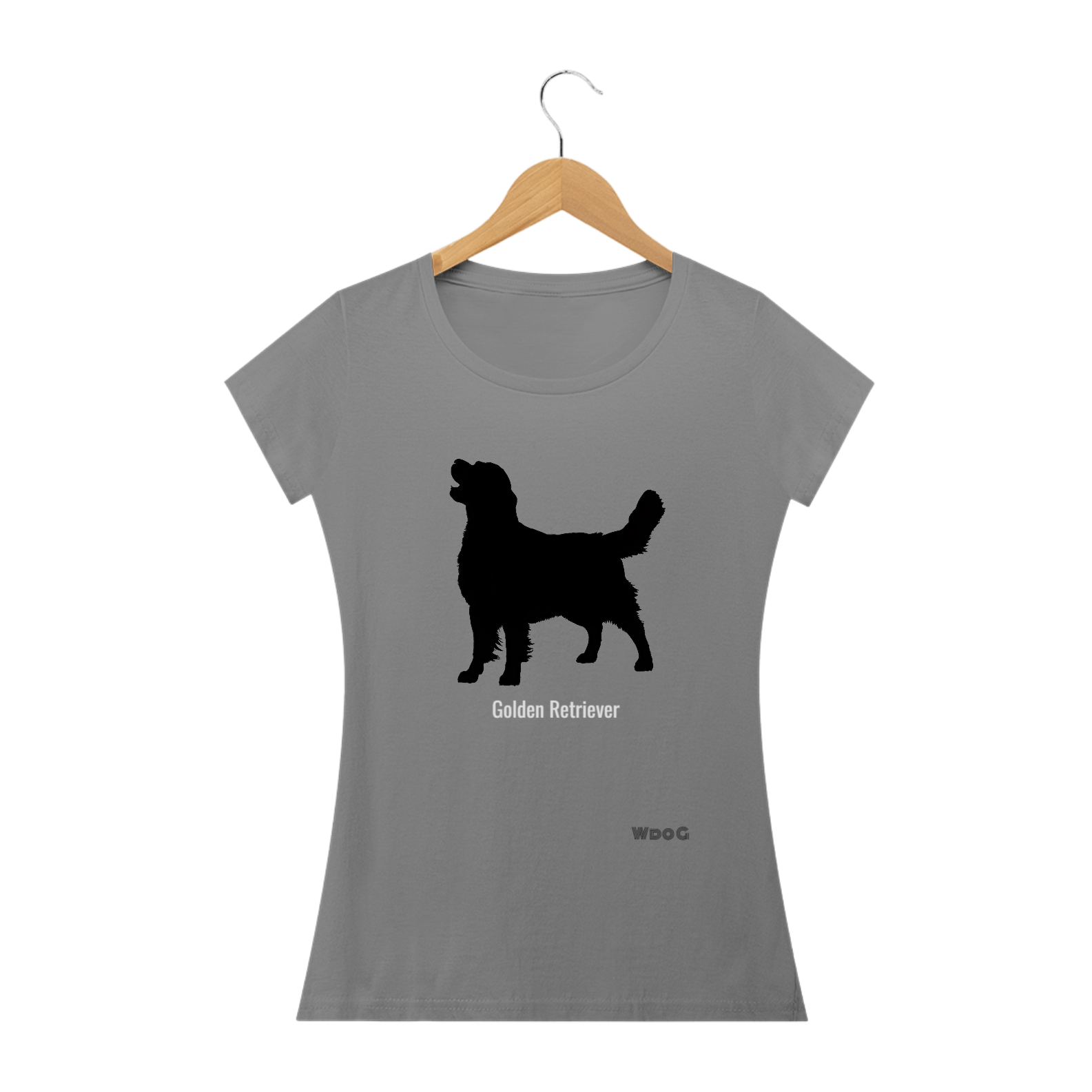 Nome do produto: Golde Retriever sombra / T-shirt Women Golden Retriever 