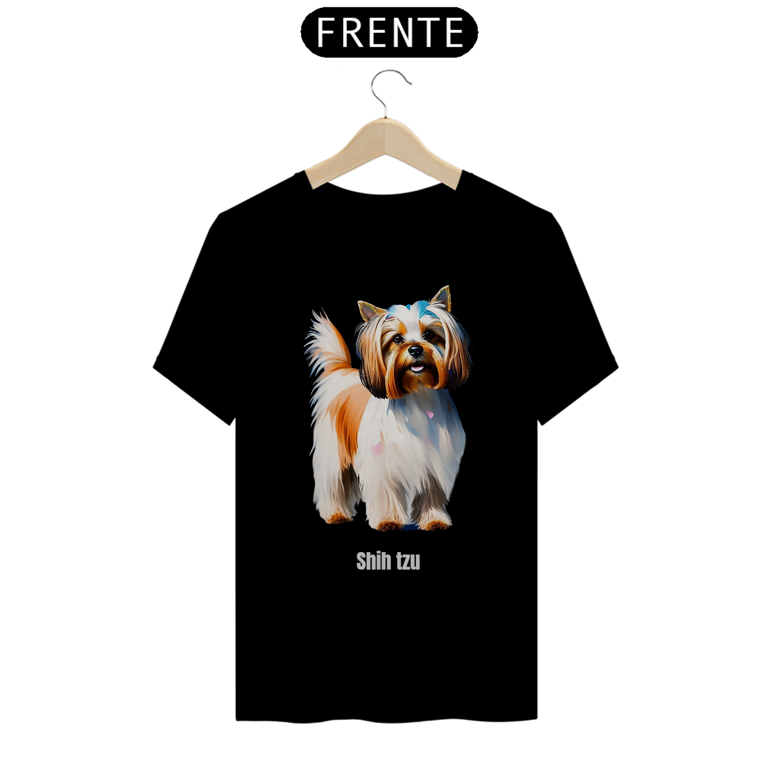 Nome do produto: Shih Tzu - T-shirt Shih Tzu