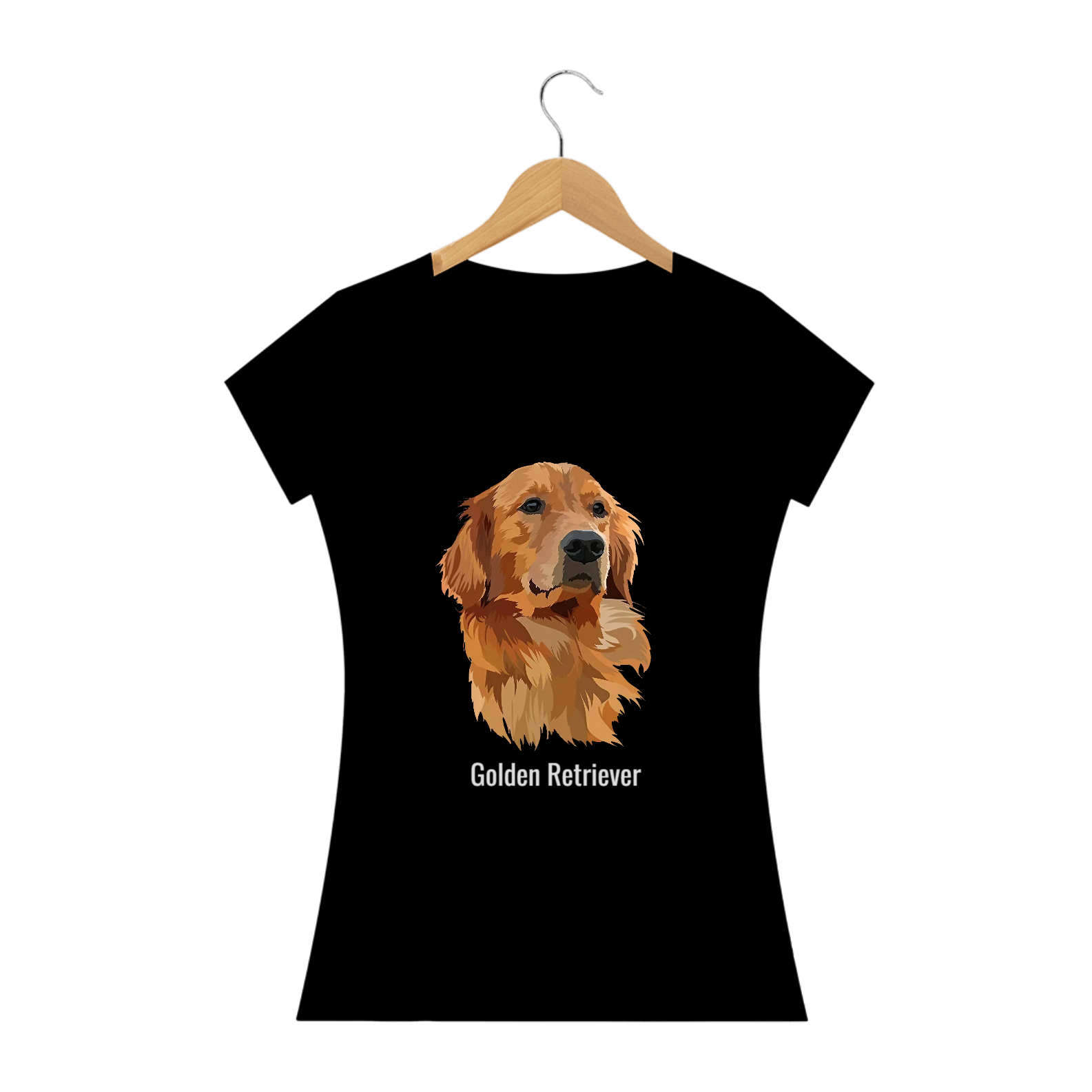 Nome do produto: Golden Retriever / T-shirt Woman Golden Retriever