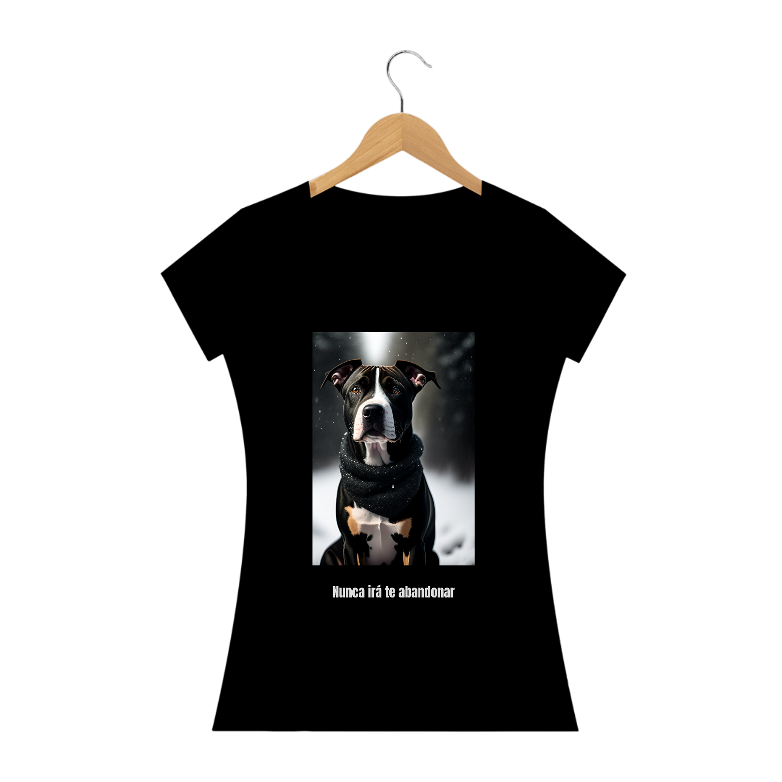 Nome do produto: Cachorro Nunca irá te Abandonar / T-shirt Woman