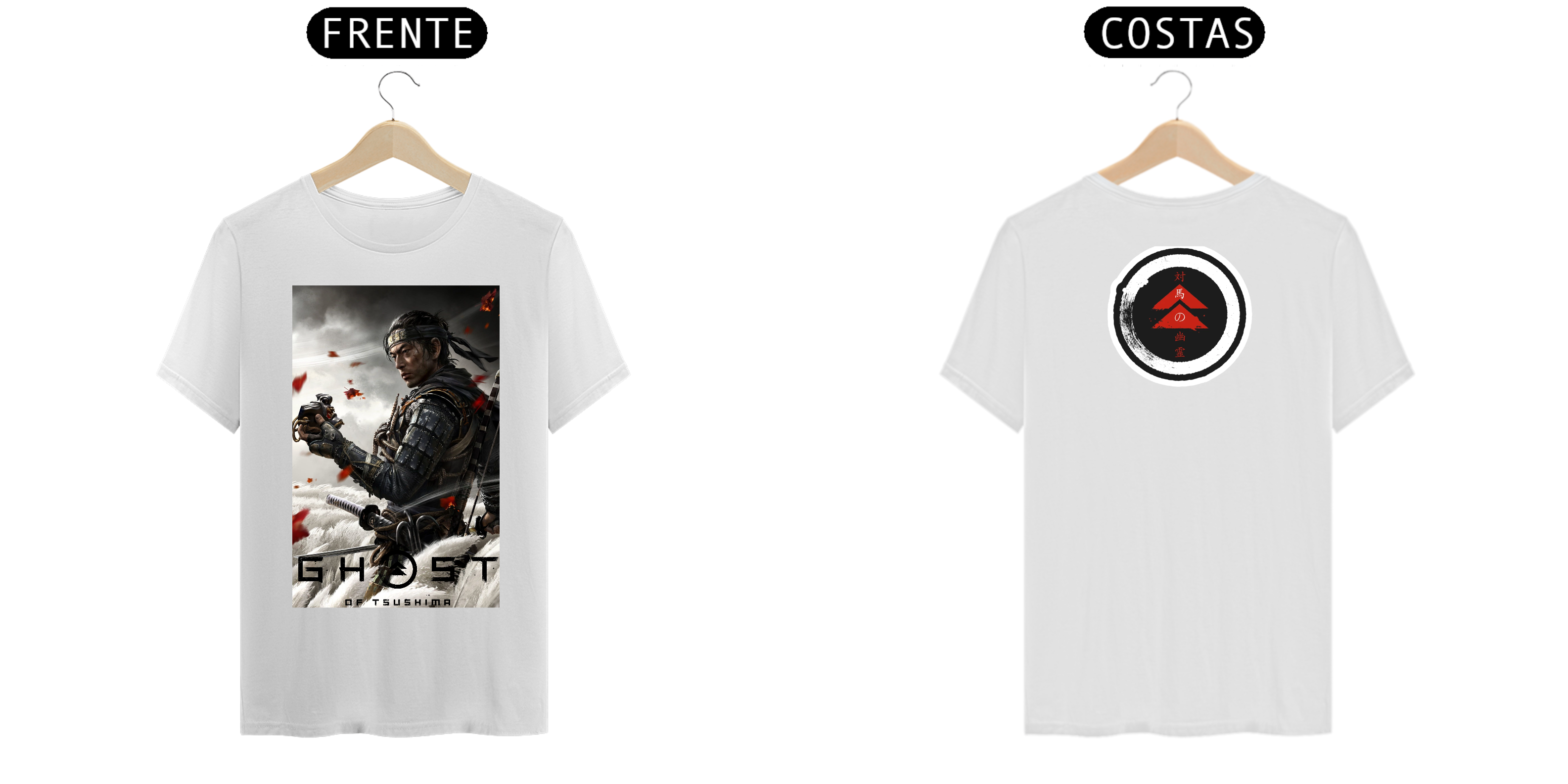 Nome do produto: Camisa Ghost of Tsushima