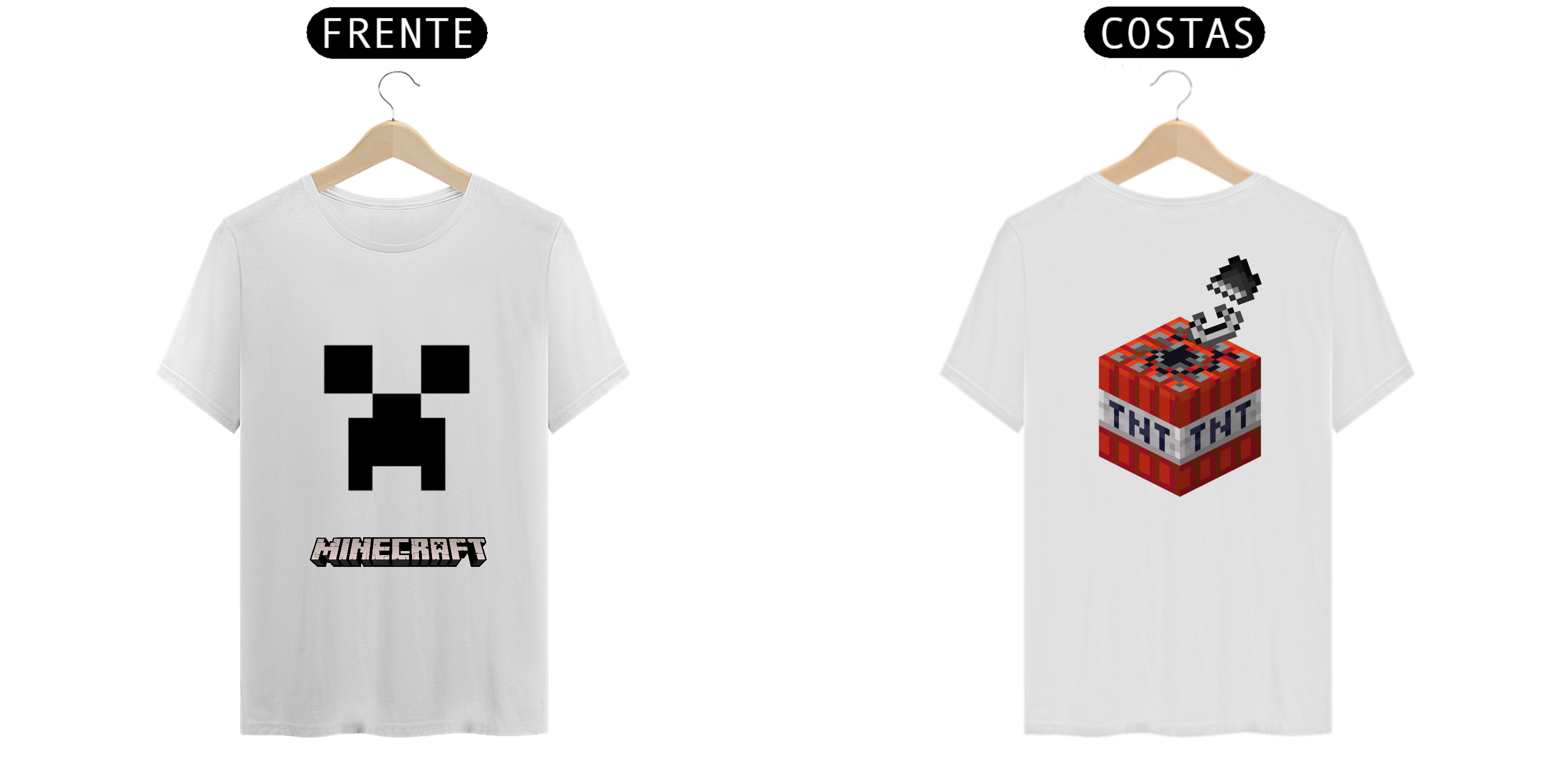 Nome do produto: Camisa Creeper Minecraft