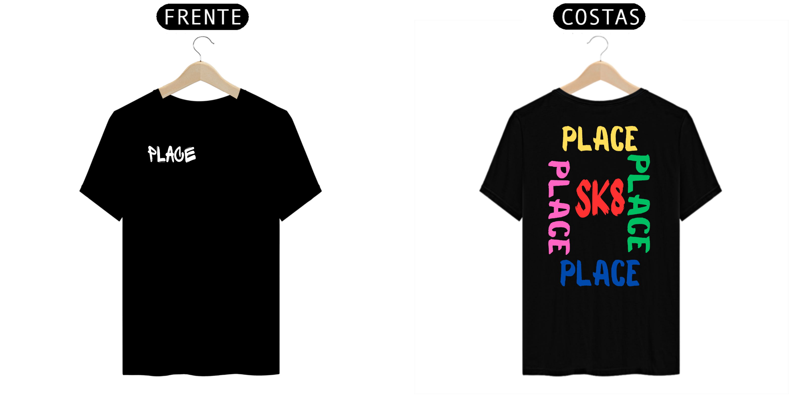 Nome do produto: PLACE T-SHIRT MODELO 1